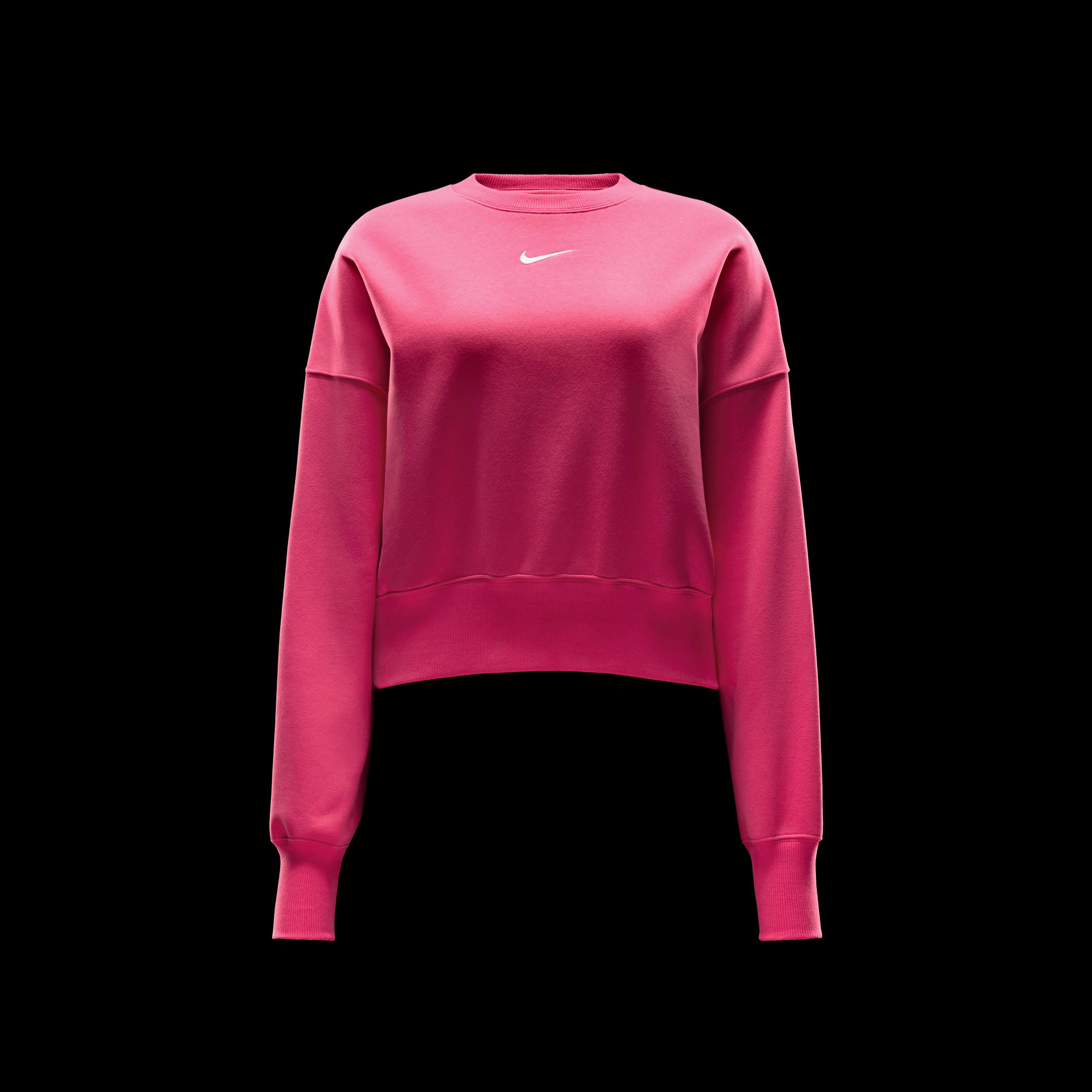 Nike Sportswear Phoenix Fleece Kadın Pembe Sweatshirt