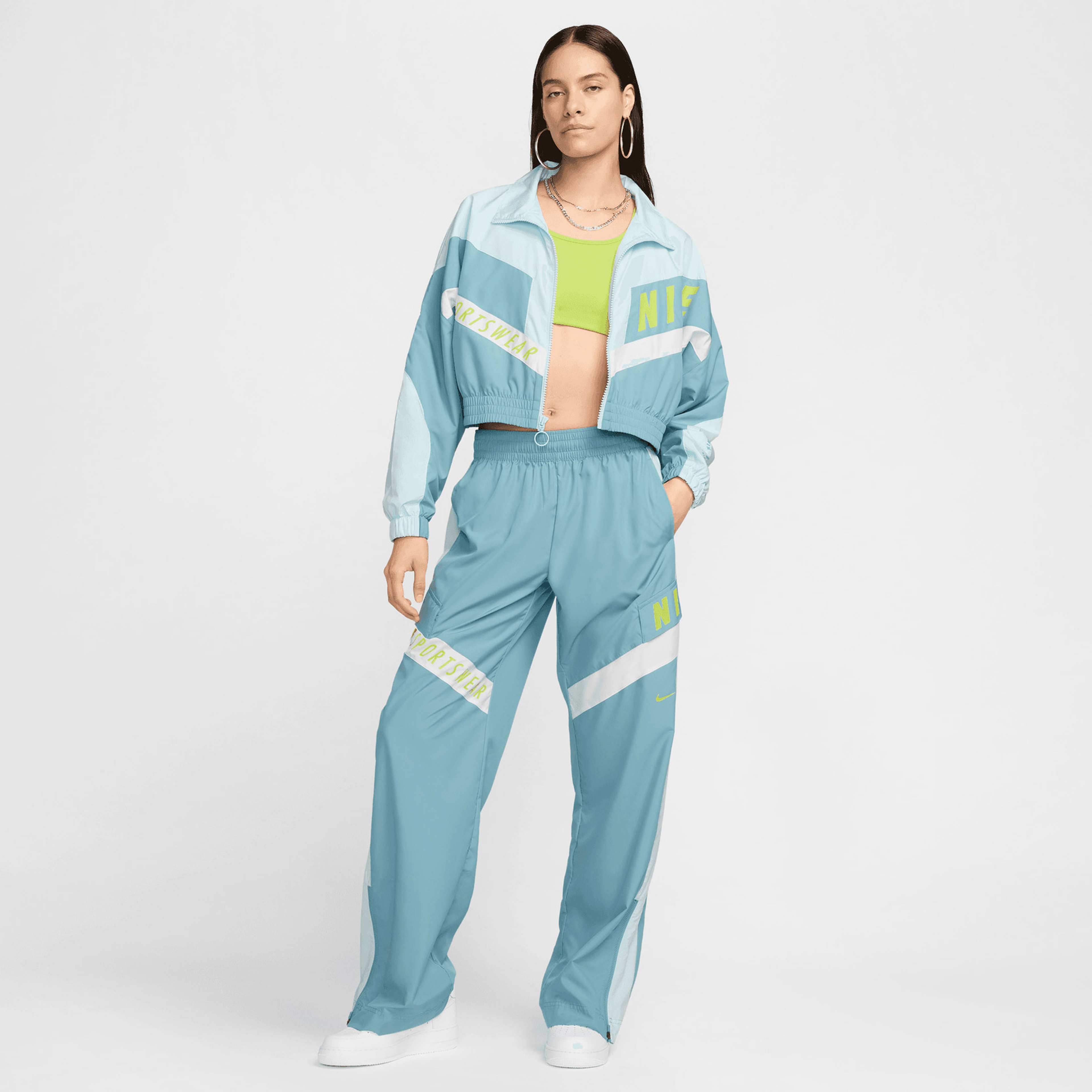 Nike Sportswear Kadın Mavi Pantolon