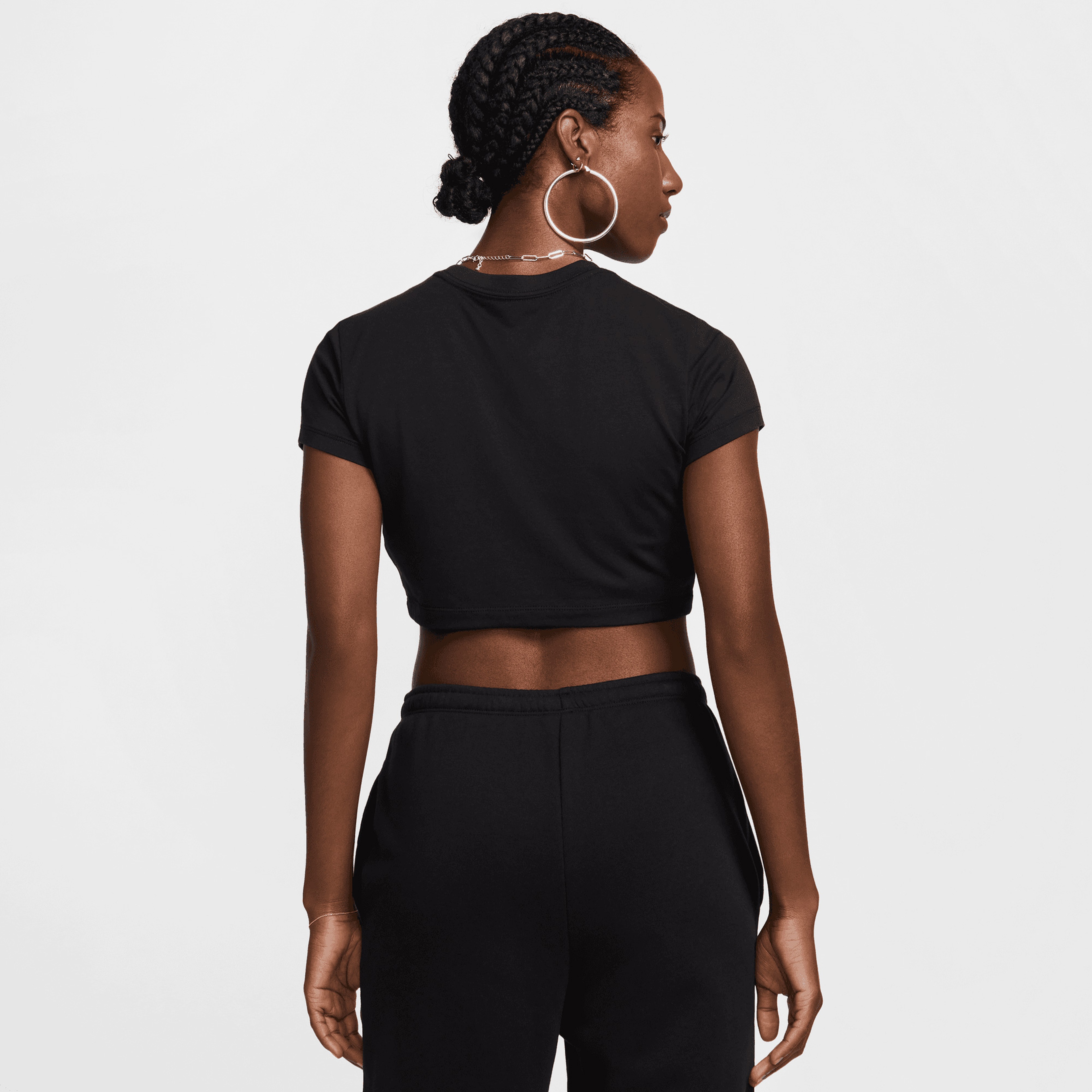 Nike Chill Knit Sup Crop Kadın Tişört
