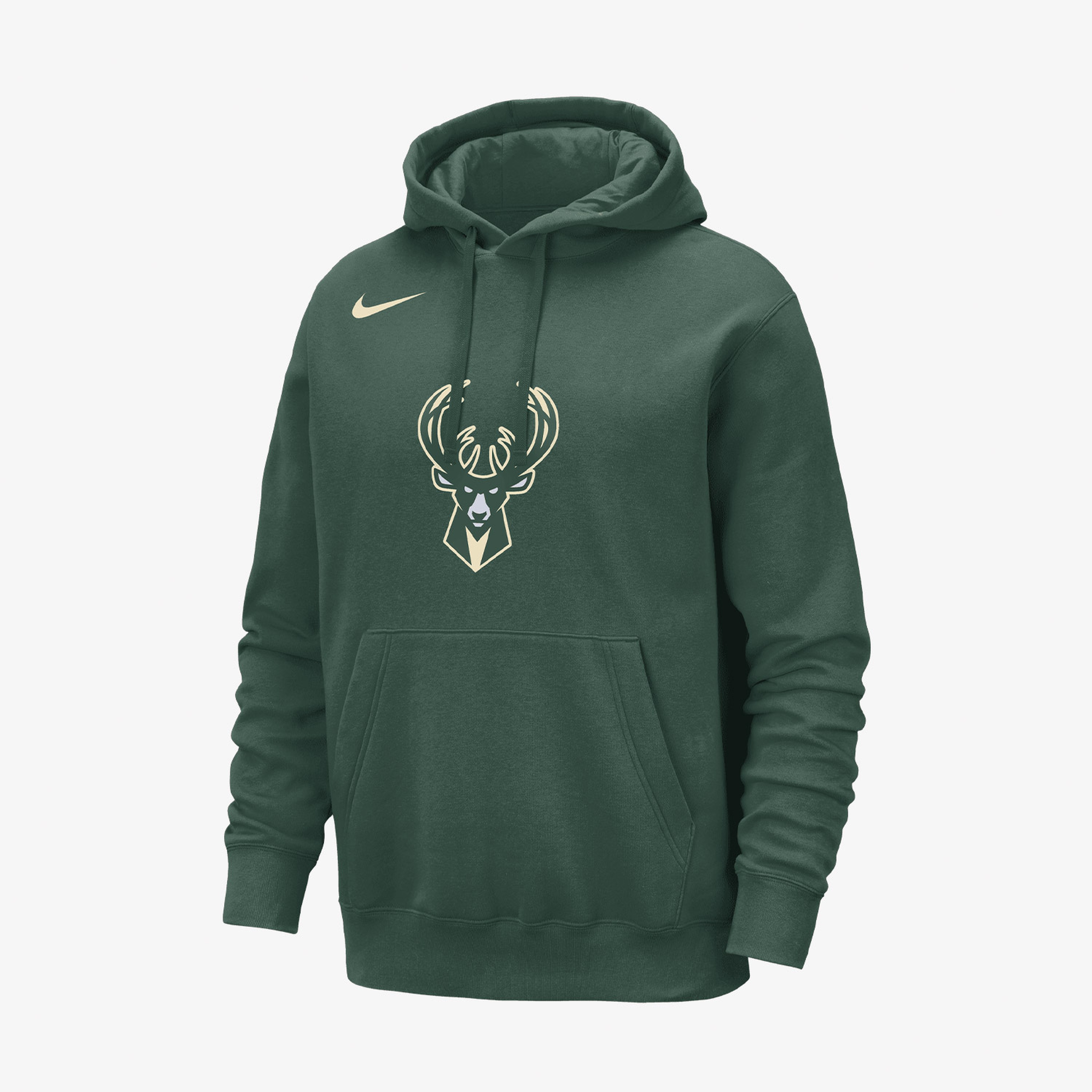 Jordan Milwaukee Bucks Club Erkek Yeşil Hoodie