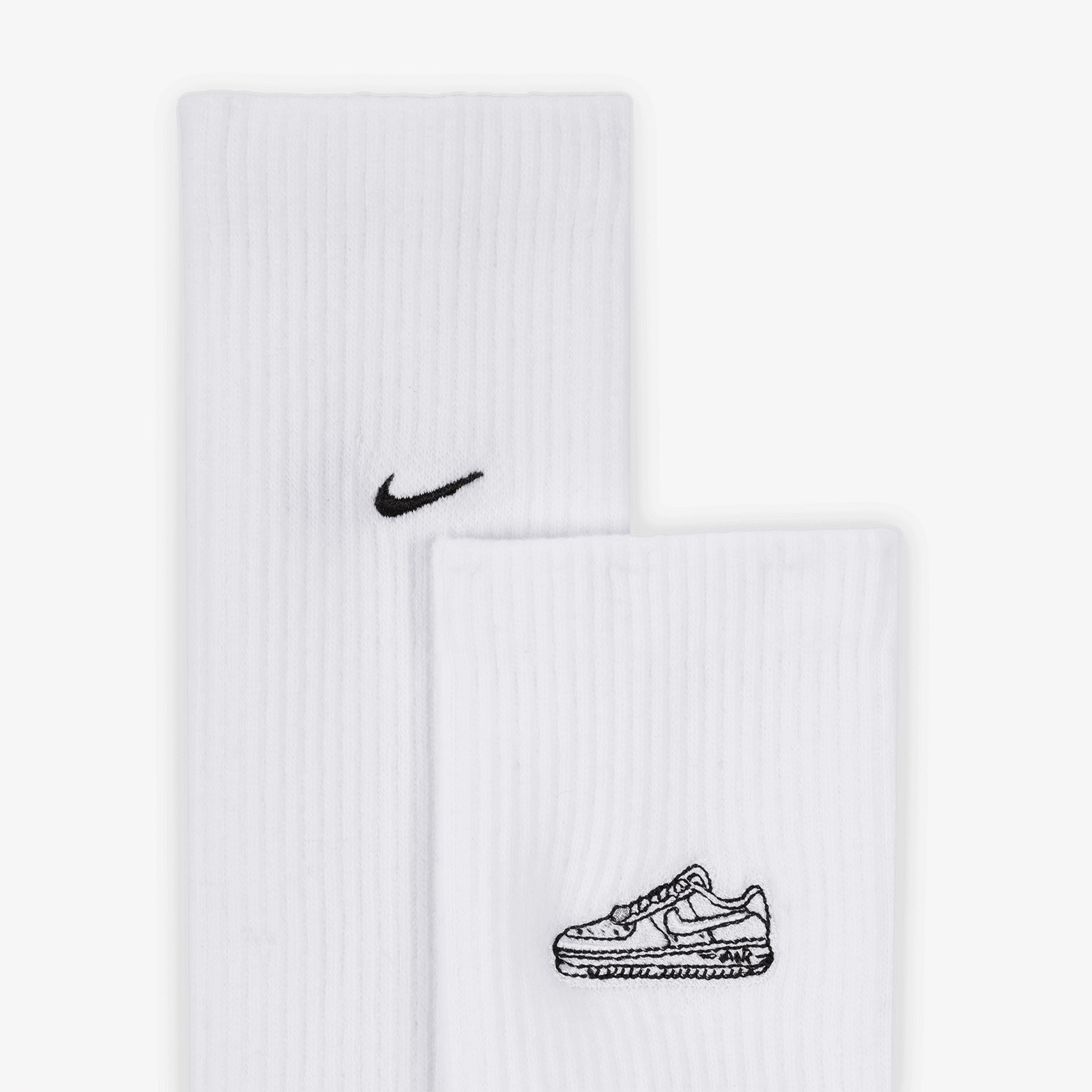 Nike Everyday Plus Cushioned Crew Beyaz Unisex Çorap