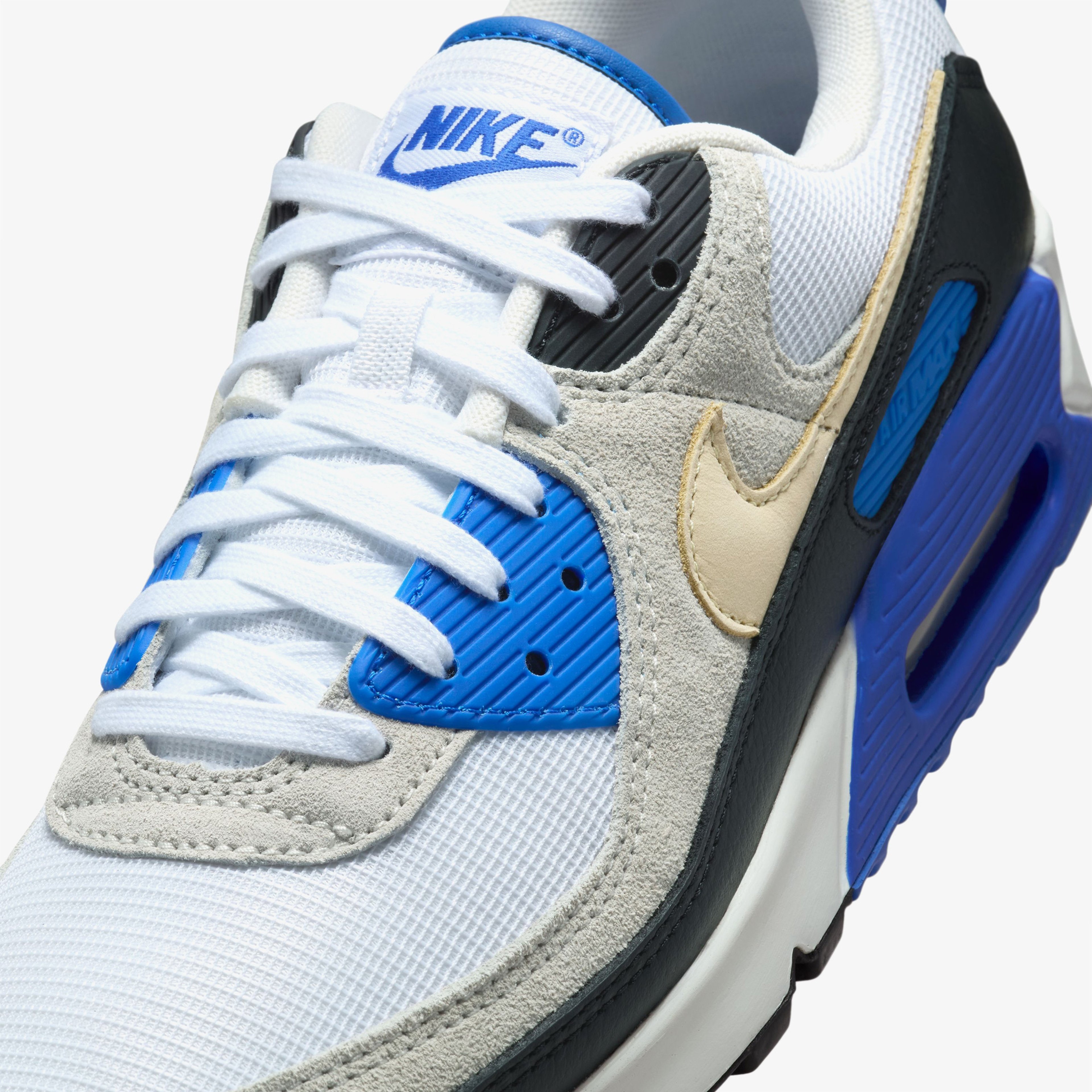 Nike Air Max 90 Premium Erkek Beyaz Sneaker