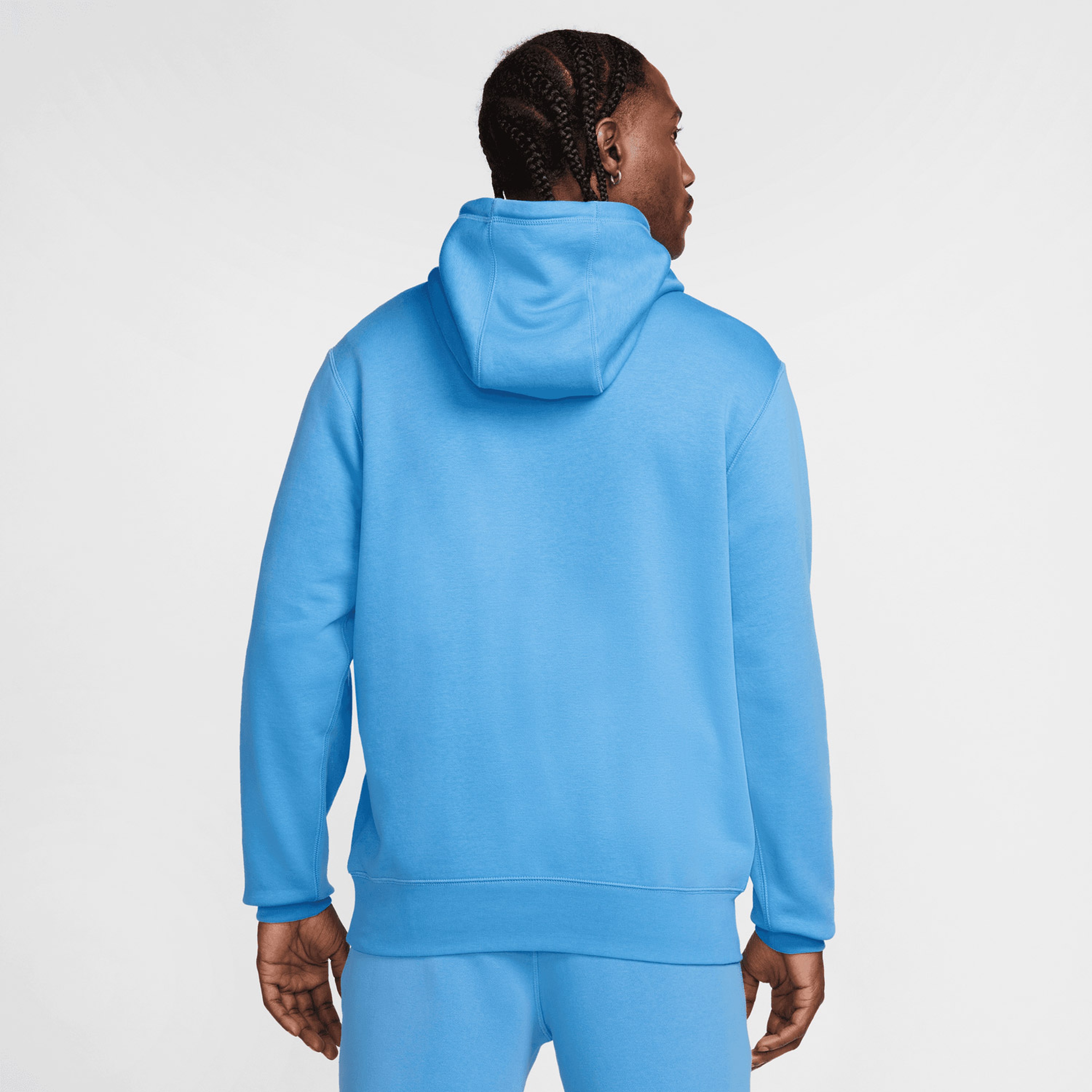 Nike Club Erkek Mavi Hoodie