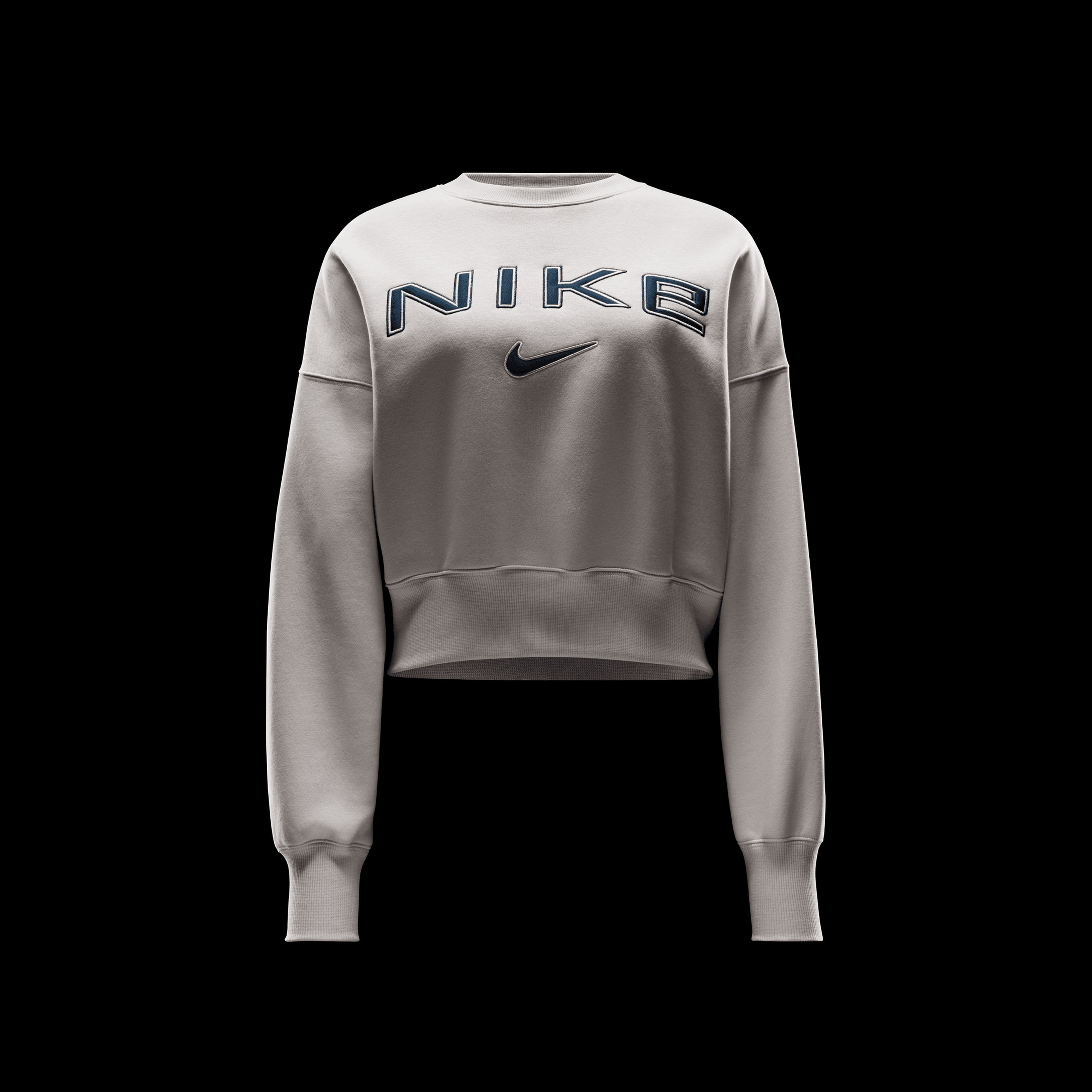 Nike Sportswear Phoenix Fleece Kadın Beyaz Sweatshirt