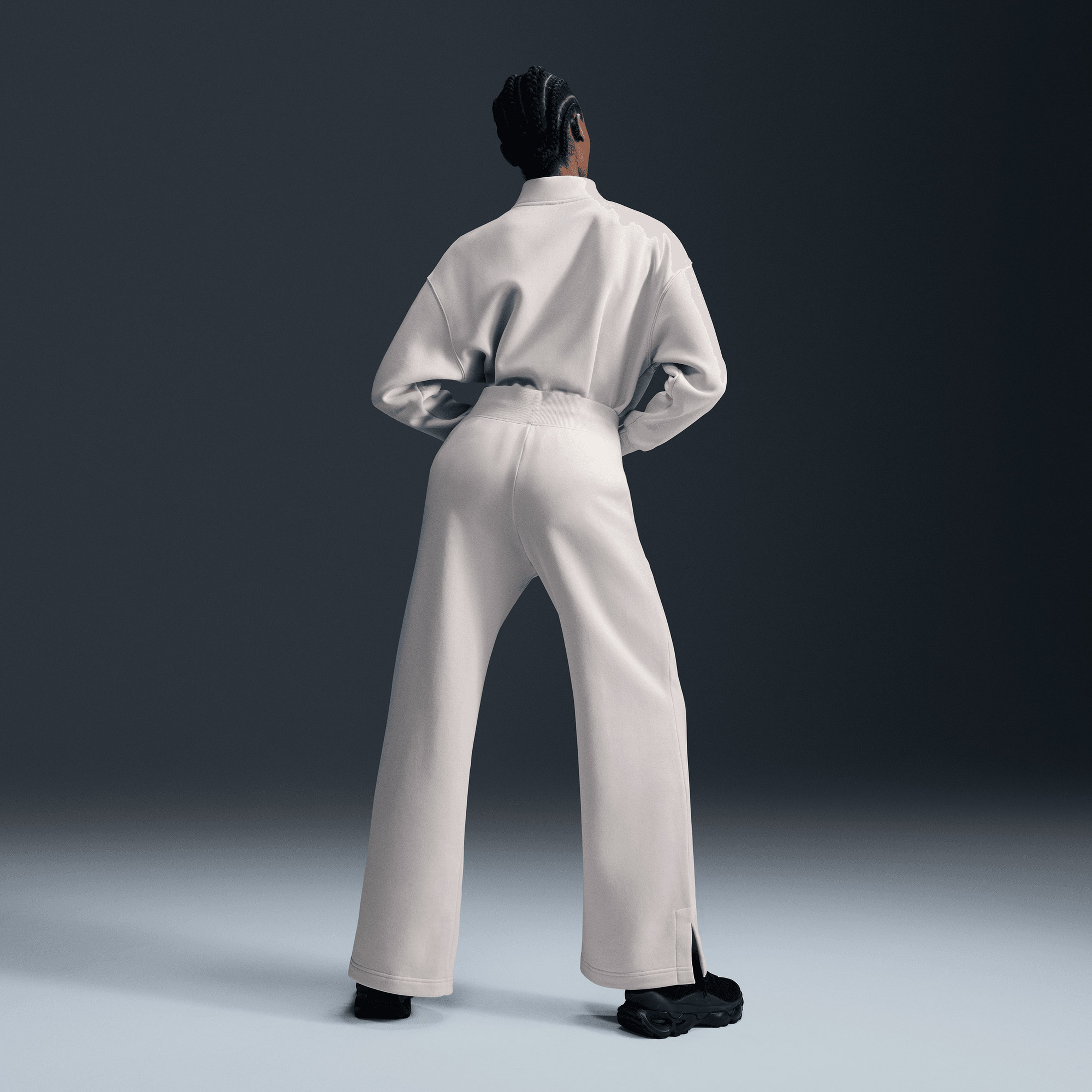 Nike Sportswear Phoenix Fleece Kadın Beyaz Eşofman Altı