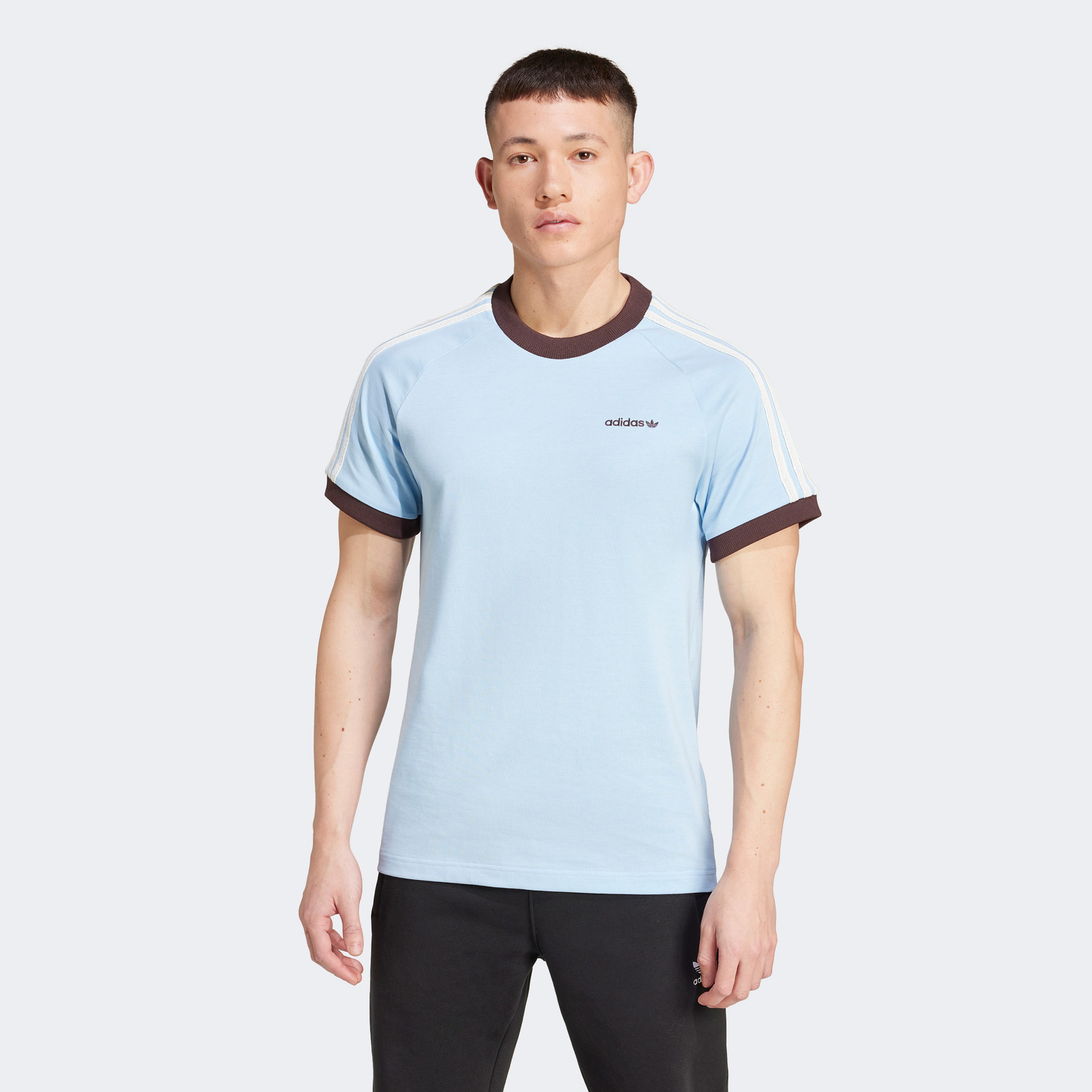 adidas Originals 80S Premium 3 Stripes Erkek Mavi T-ShirtXLJC6512