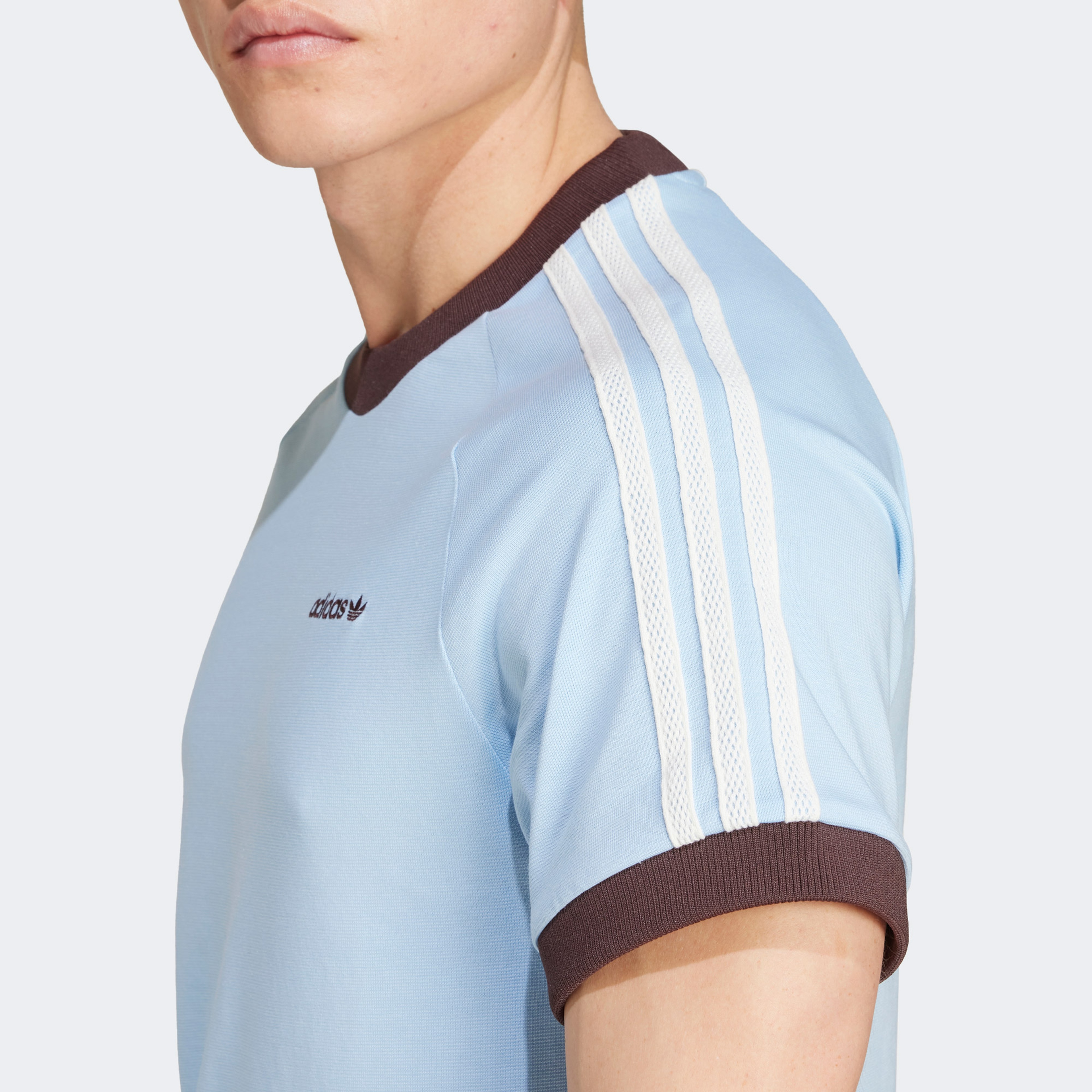 adidas Originals 80S Premium 3 Stripes Erkek Mavi T-ShirtXLJC6512