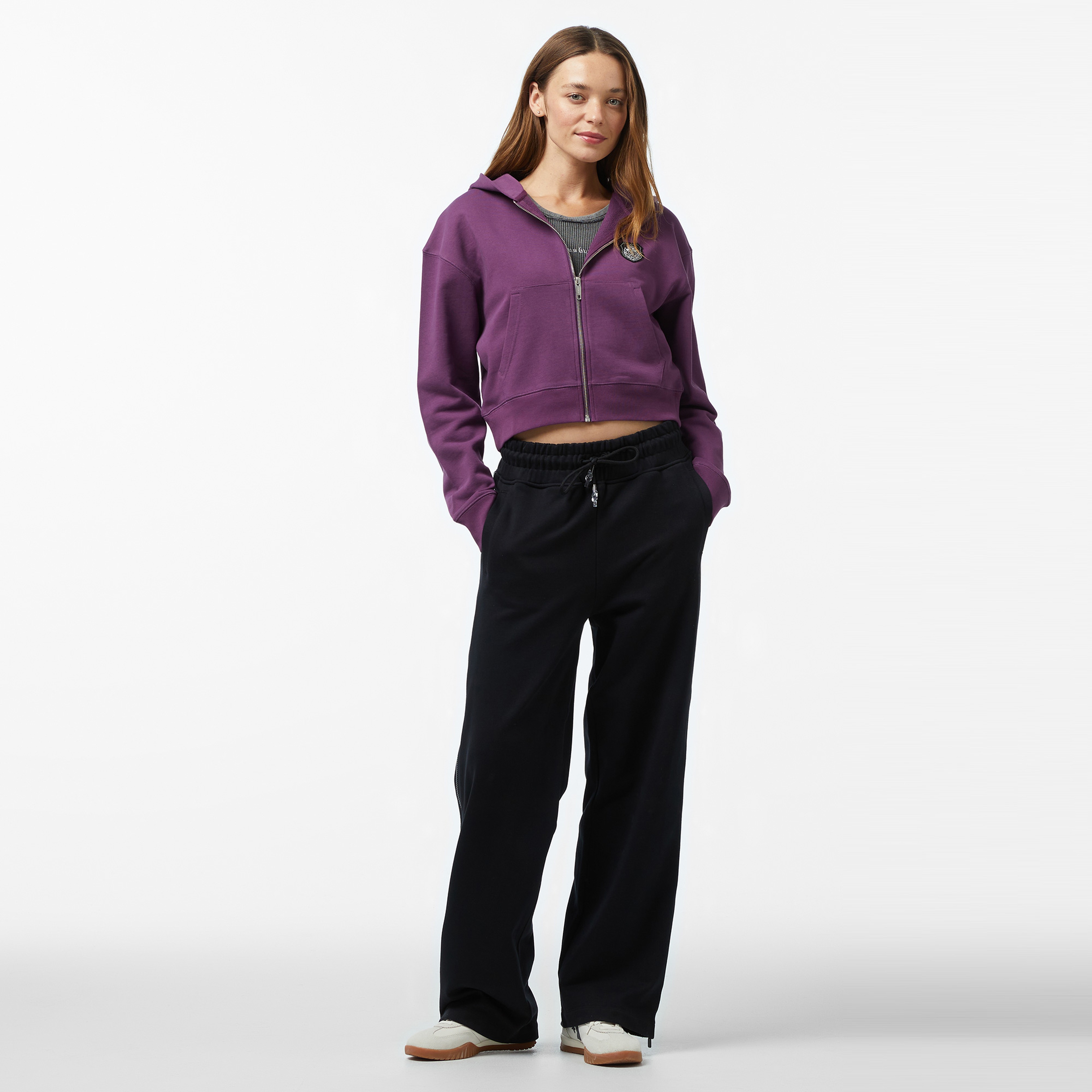 The Kooples Classic Erkek Mor Sweatshirt