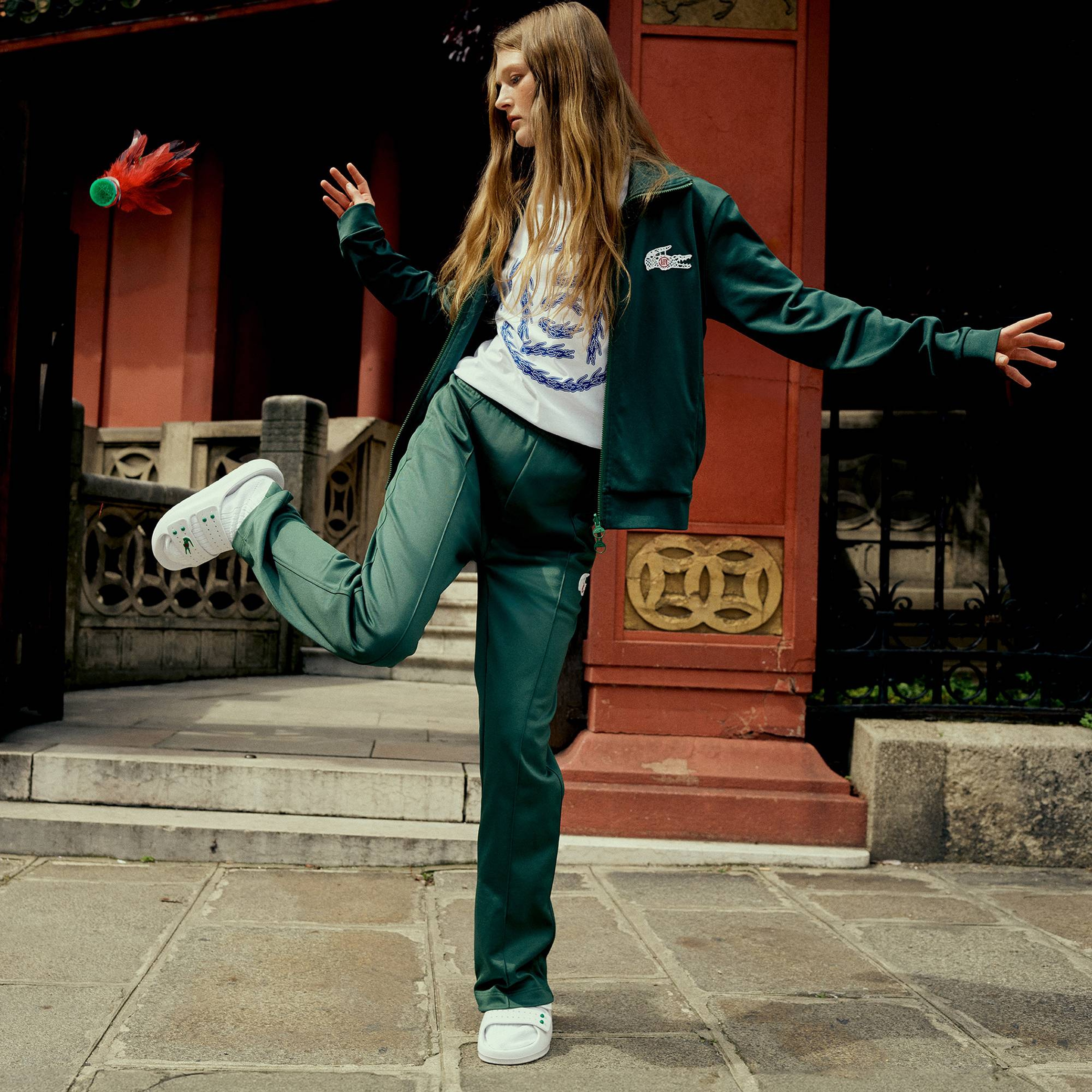 CLOT Unisex Regular Fit Yeşil Eşofman Altı