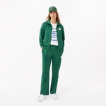 CLOT Unisex Regular Fit Fermuarlı Yeşil Sweatshirt