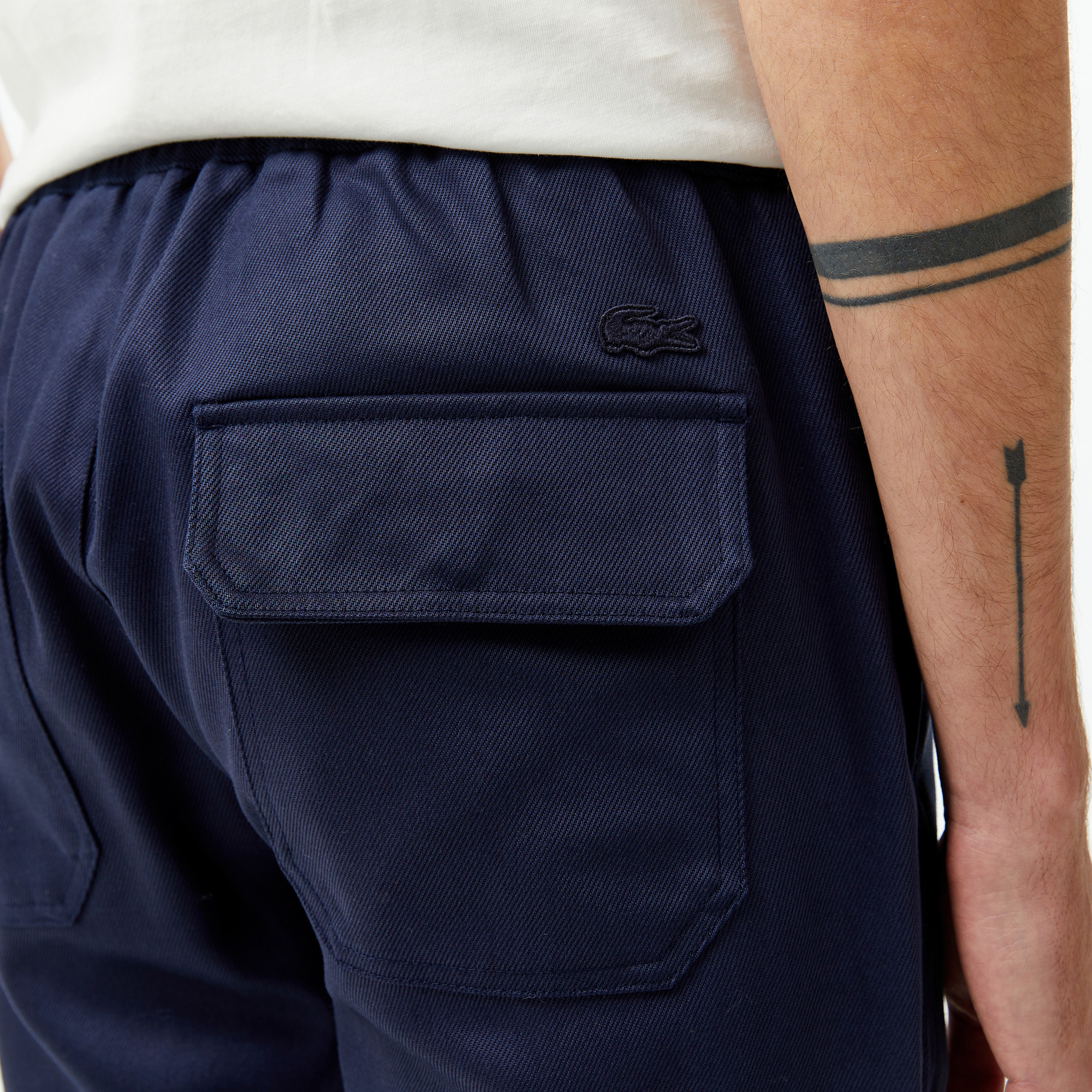 Erkek Straight Fit Chino Lacivert Pantolon