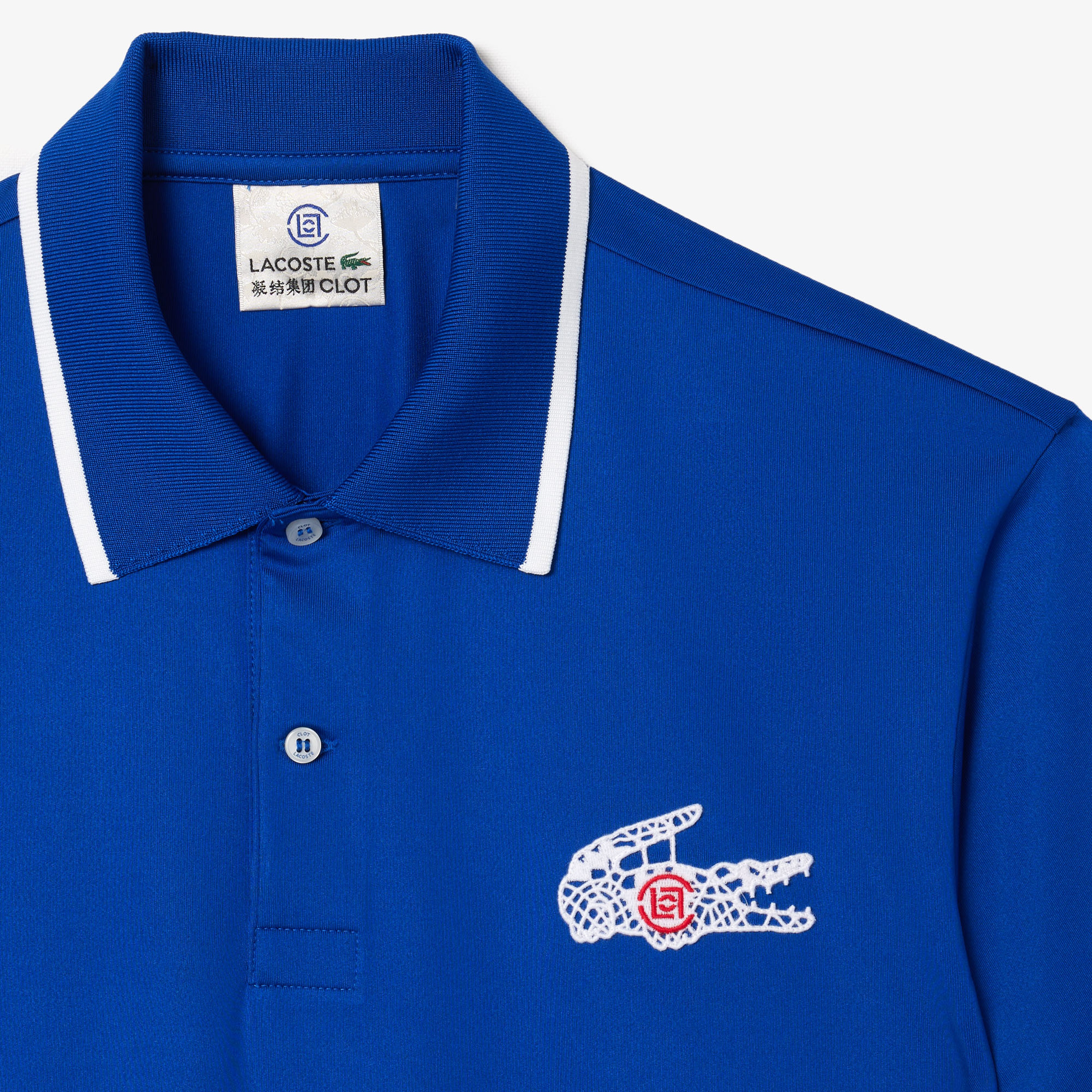 CLOT Unisex Relaxed Fit Mavi Polo