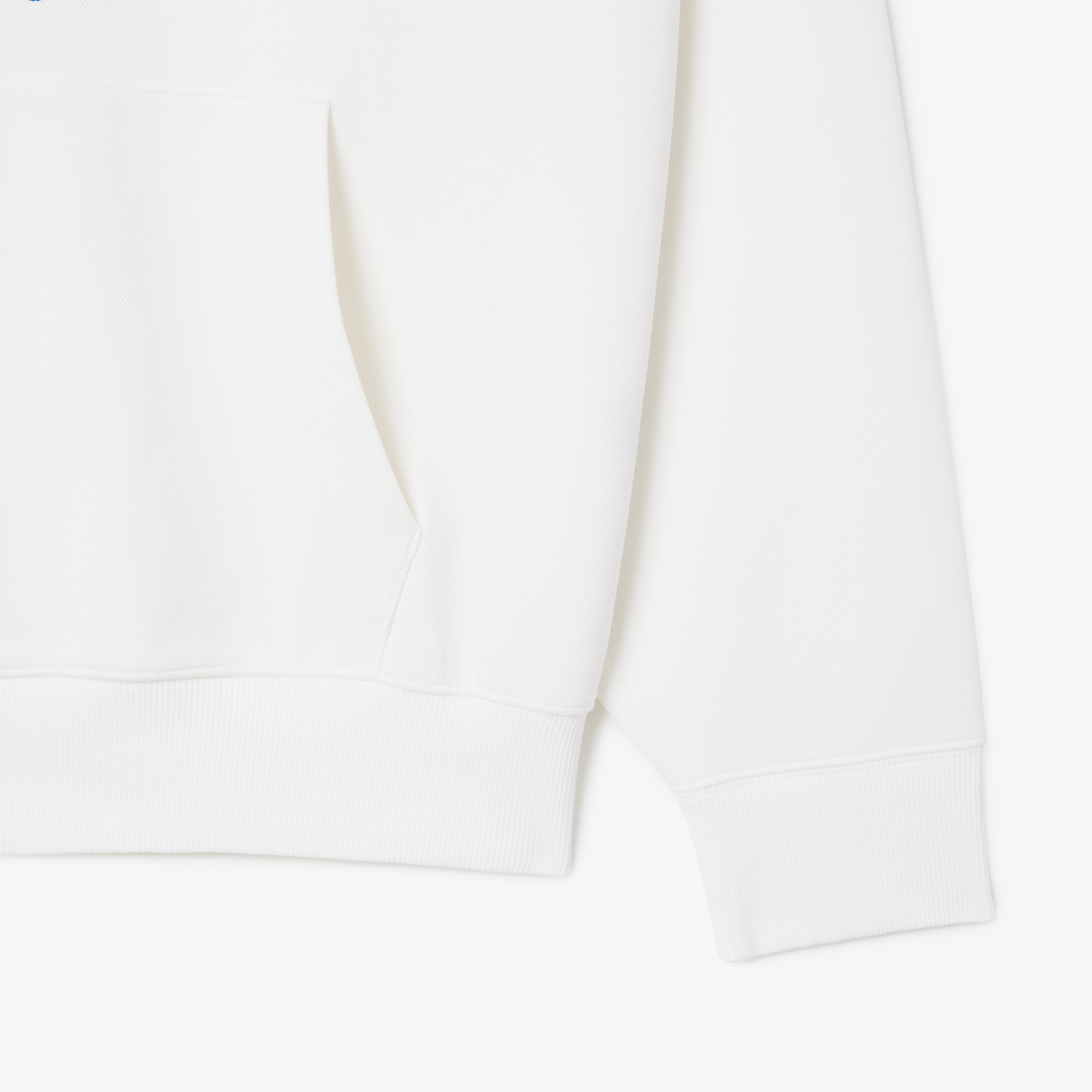CLOT Unisex Loose Fit Kapüşonlu Baskılı Beyaz Sweatshirt