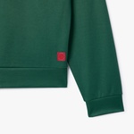 CLOT Unisex Regular Fit Fermuarlı Yeşil Sweatshirt