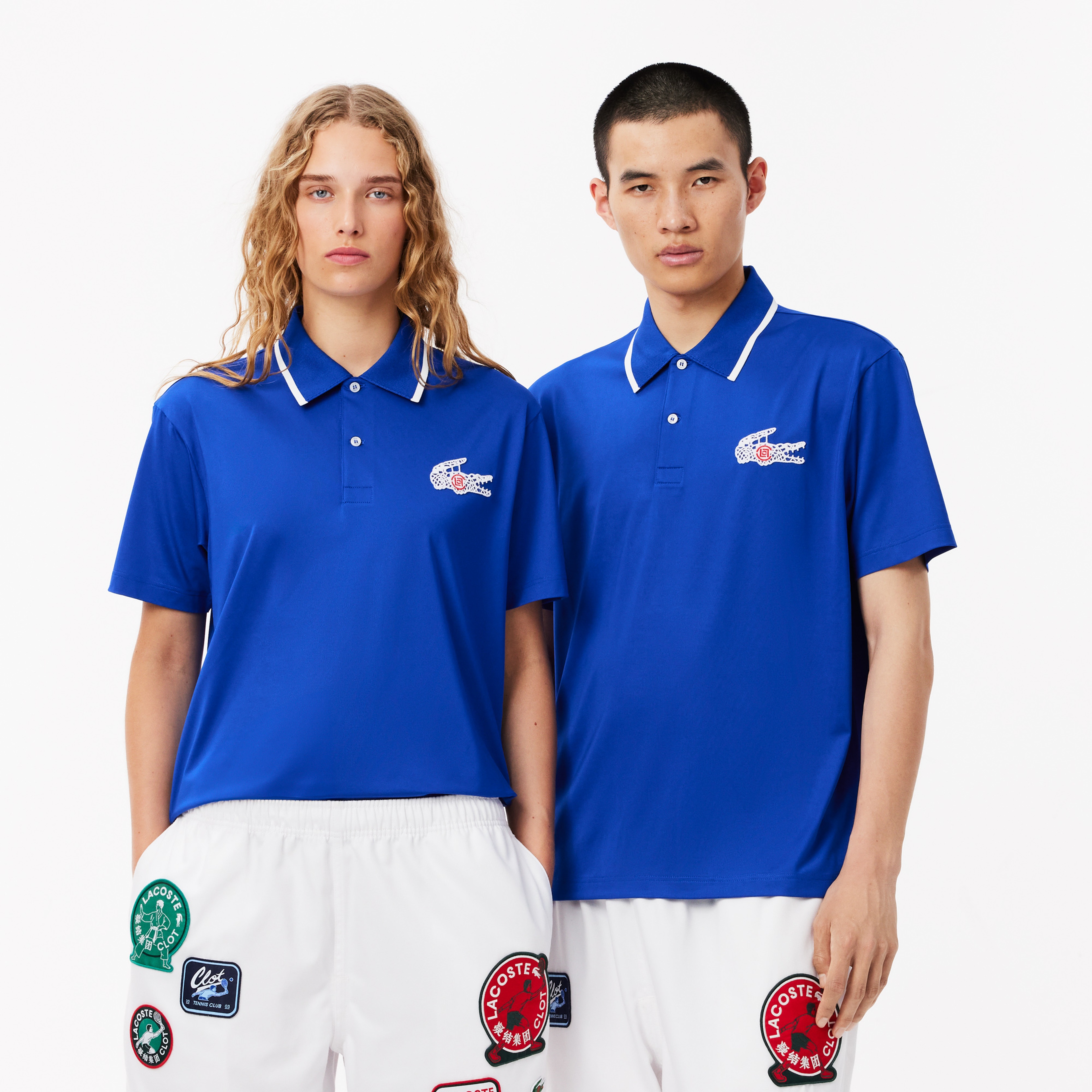CLOT Unisex Relaxed Fit Mavi Polo