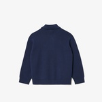 Çocuk Polo Yaka Lacivert Kazak