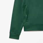 CLOT Unisex Regular Fit Fermuarlı Yeşil Sweatshirt