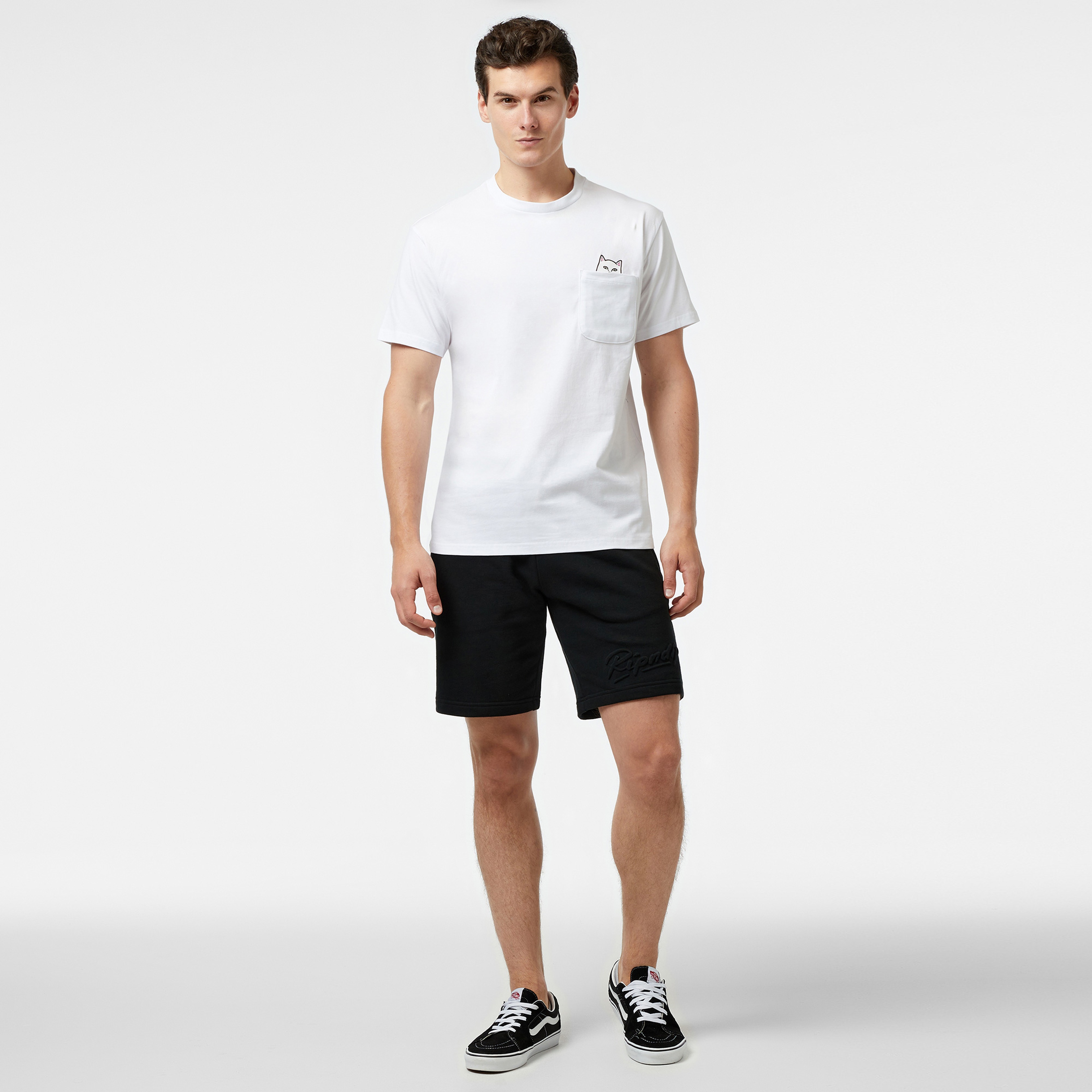 Ripndip Lord Nermal Pocket Erkek Beyaz T-Shirt