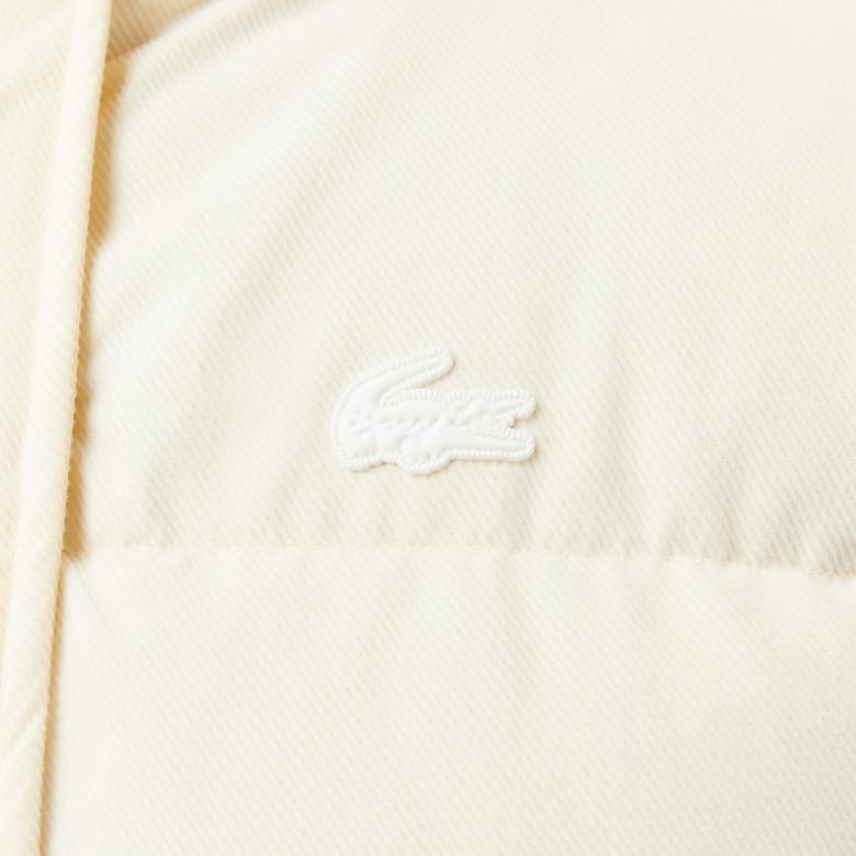 Lacoste Kadın Beyaz Mont