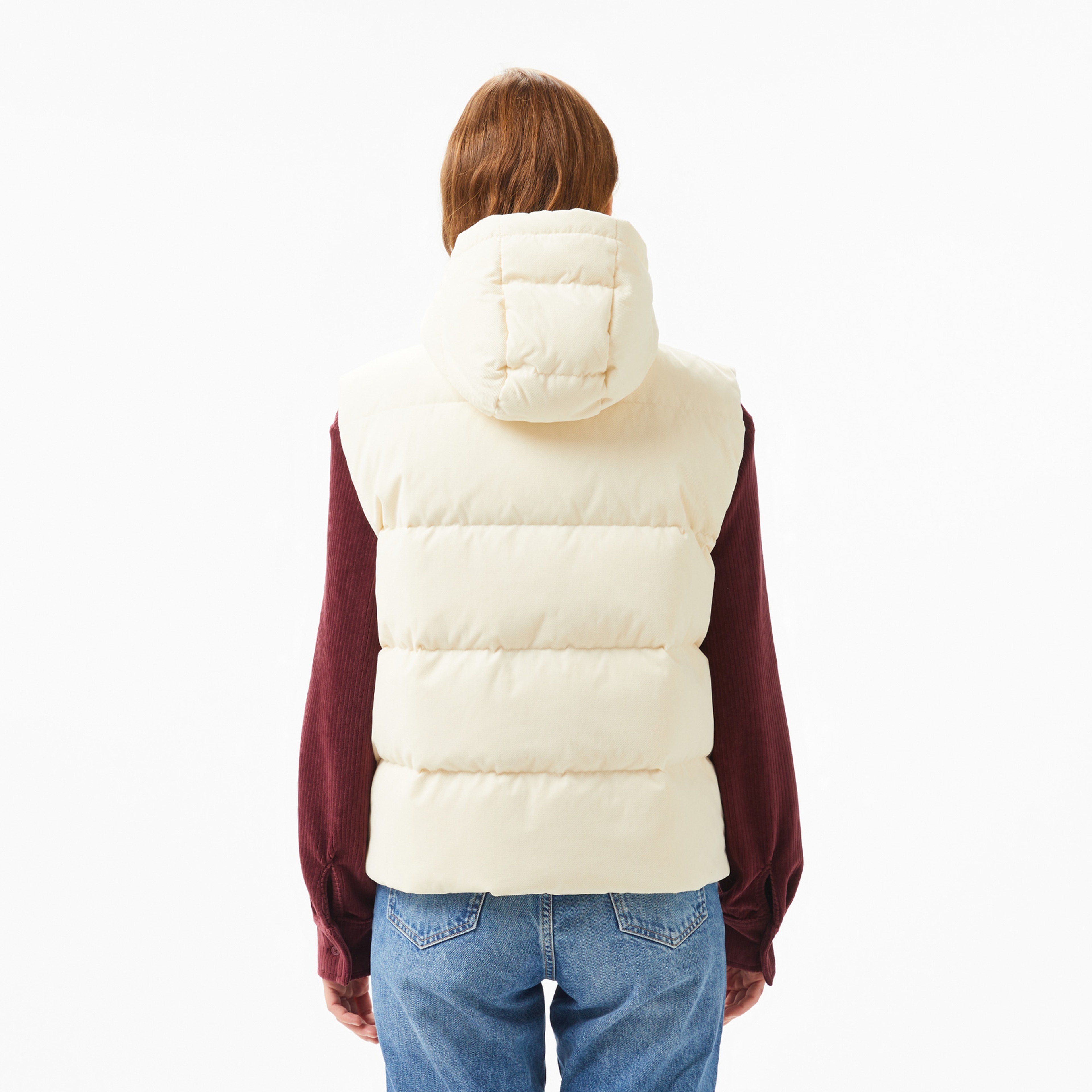 Lacoste Kadın Beyaz Yelek