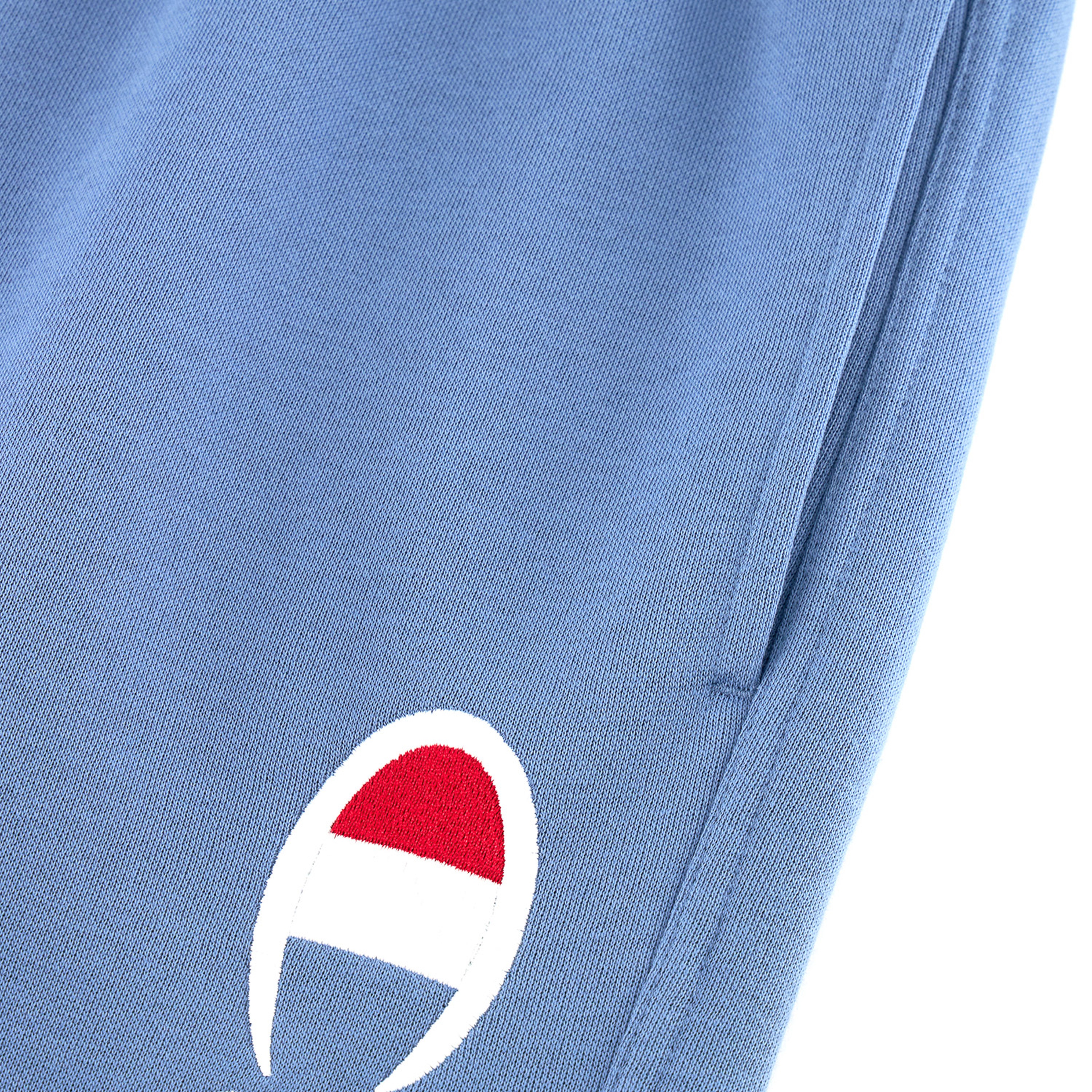 Champion Fleece Big Logo Jogger Erkek Mavi Eşofman Altı