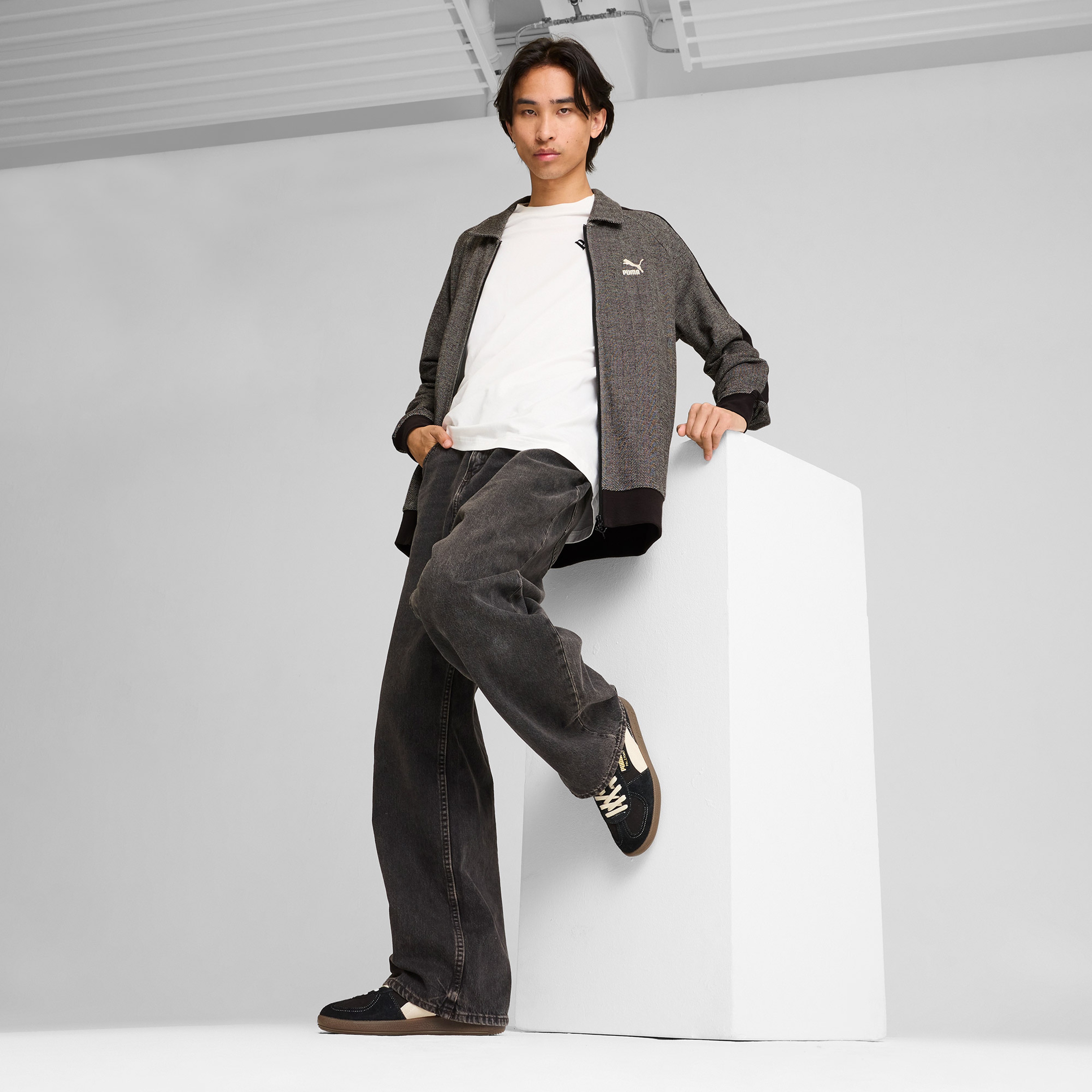 Puma Palermo Vintage Erkek Siyah Spor Ayakkabı