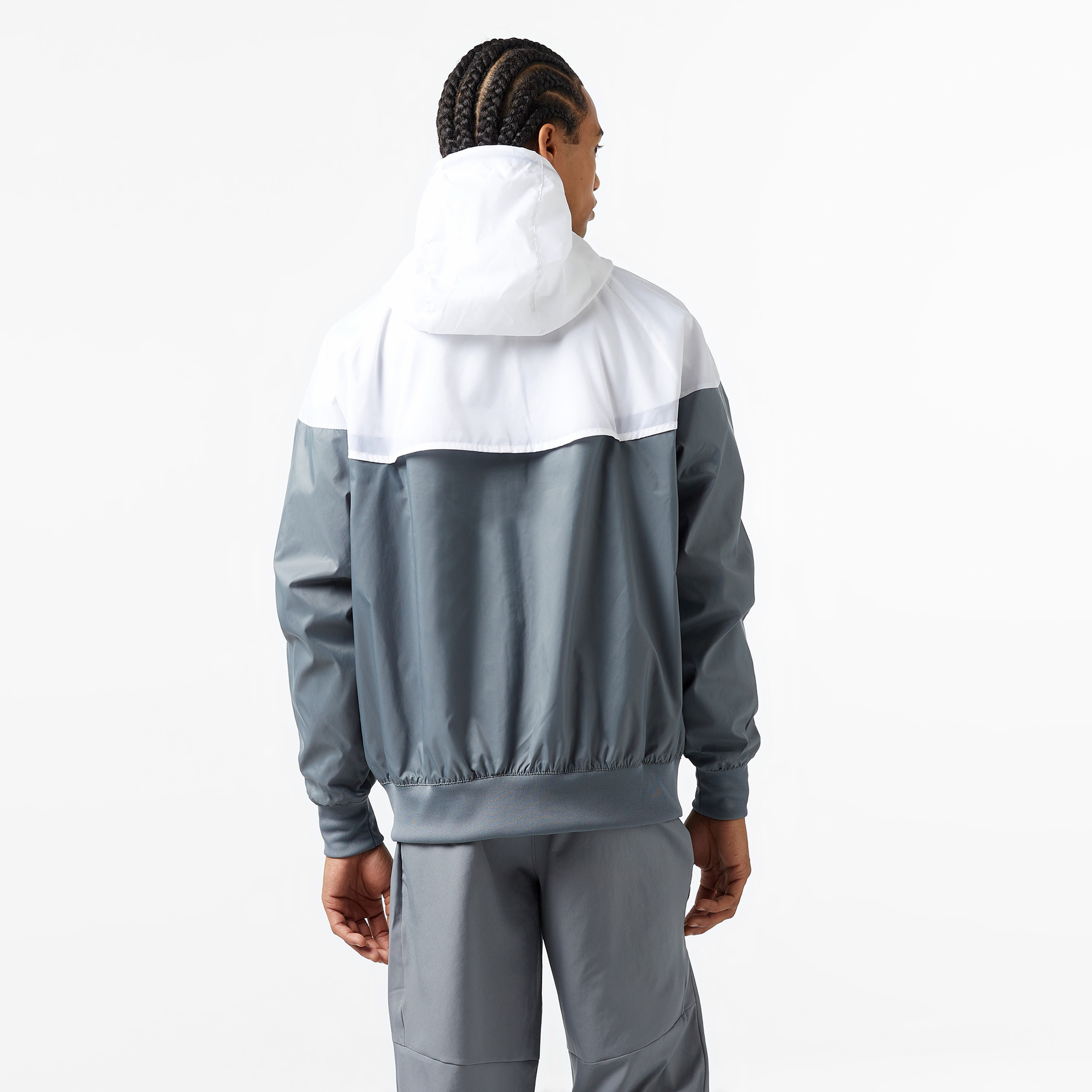 Nike Essentials Windrunner Erkek Gri Mont