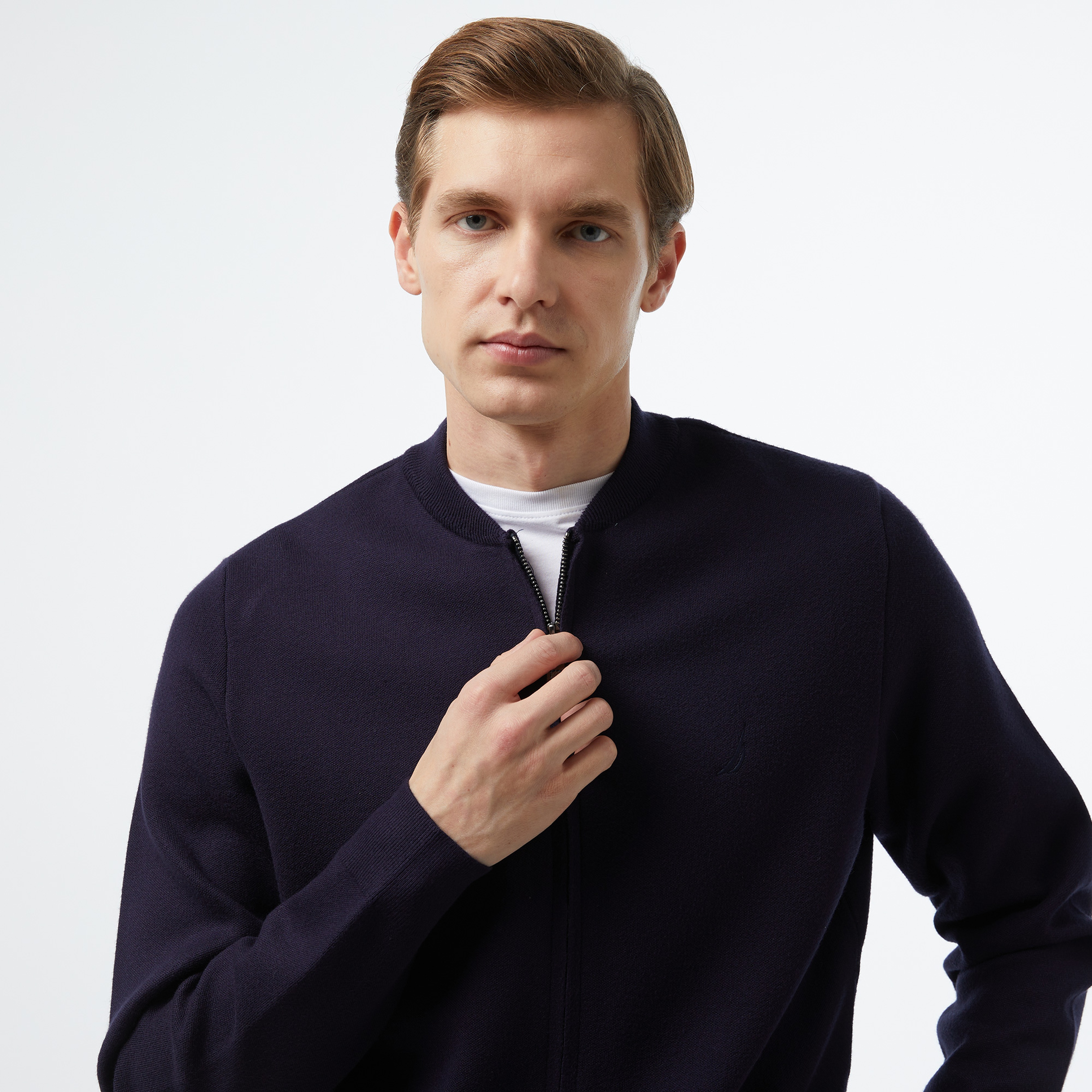 Nautica Erkek Lacivert Regular Fit Hırka