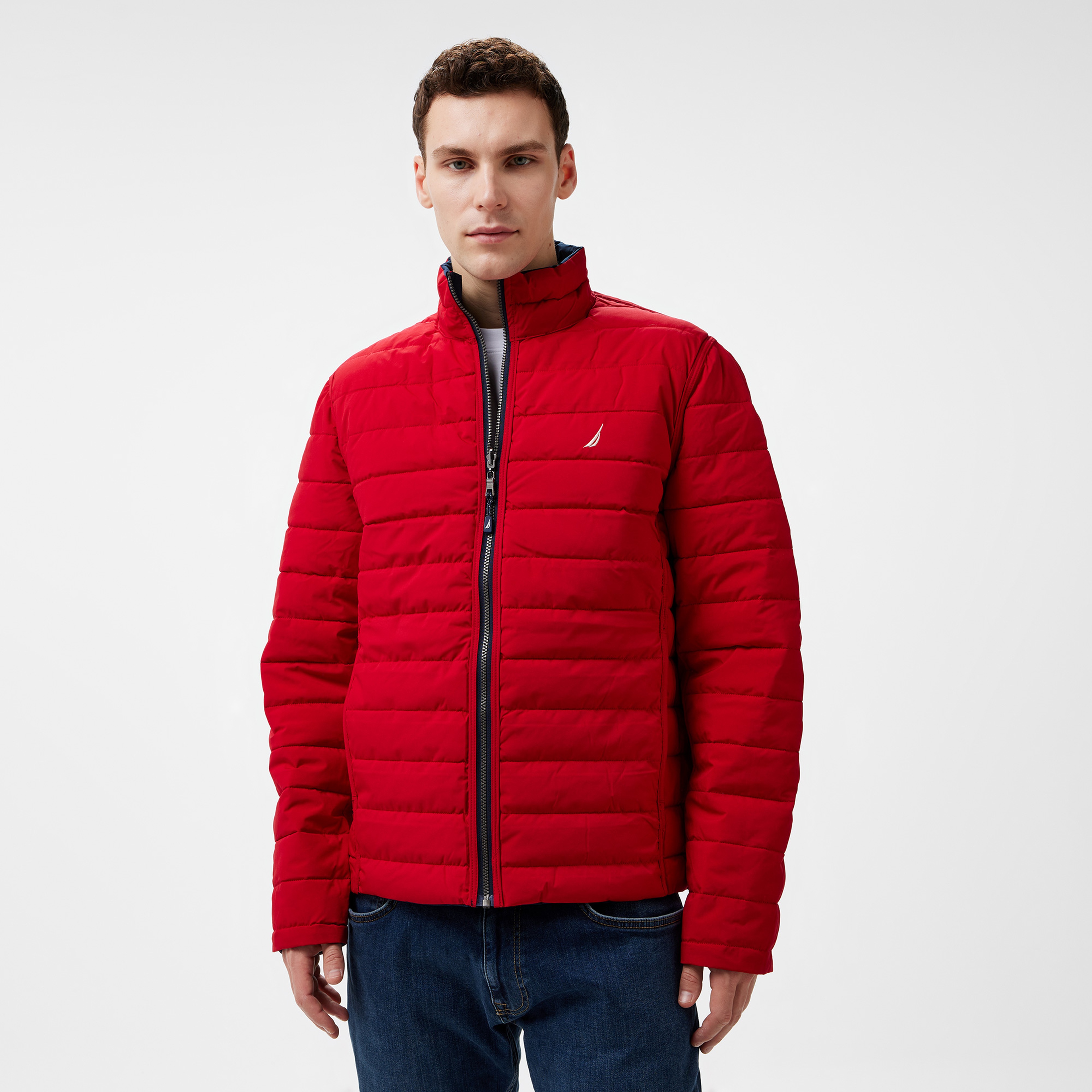 Nautica Erkek Lacivert Çift Taraflı Mont