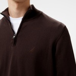 Nautica Erkek Kahverengi Regular Fit Kazak