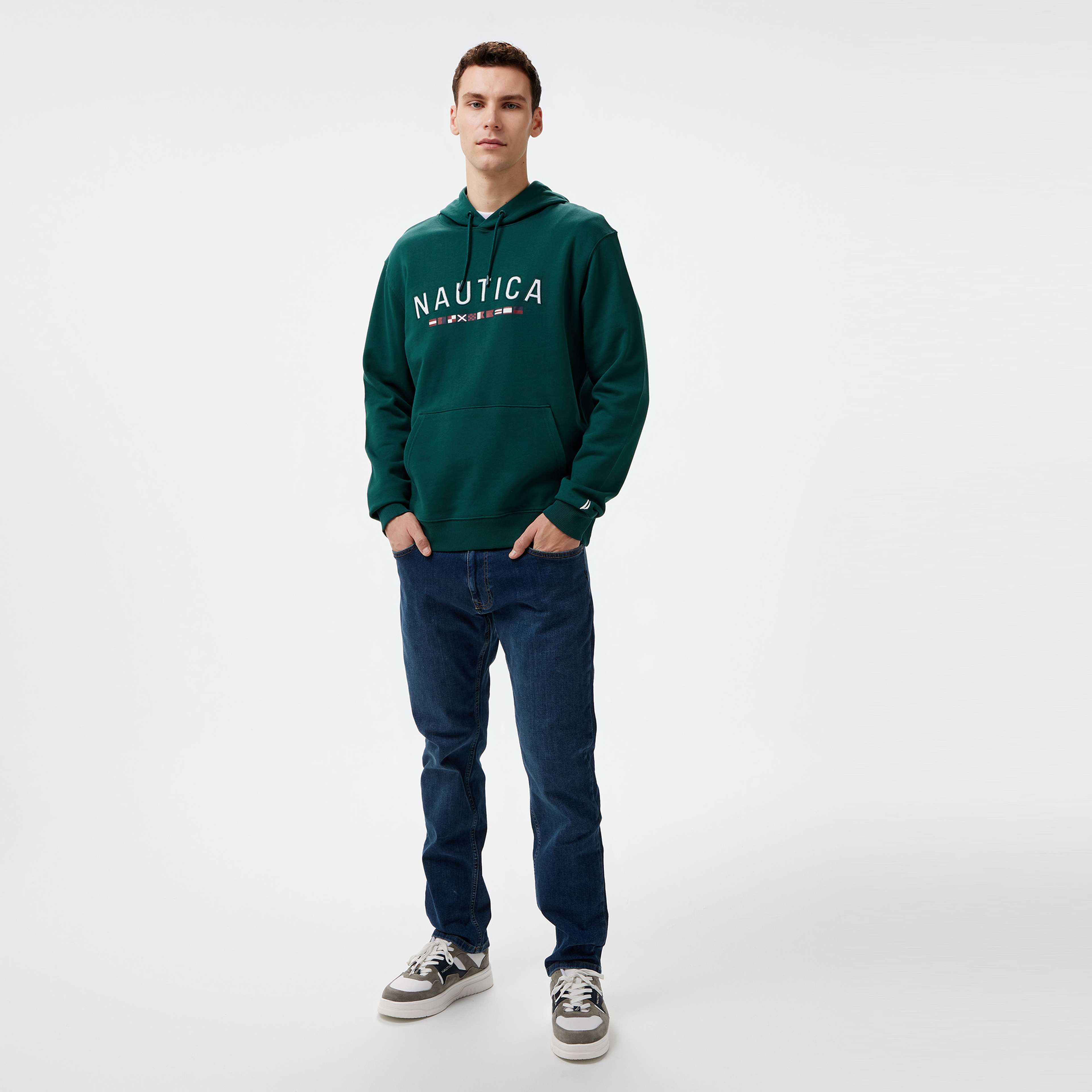 Nautica Erkek Yeşil Regular Fit Sweatshirt