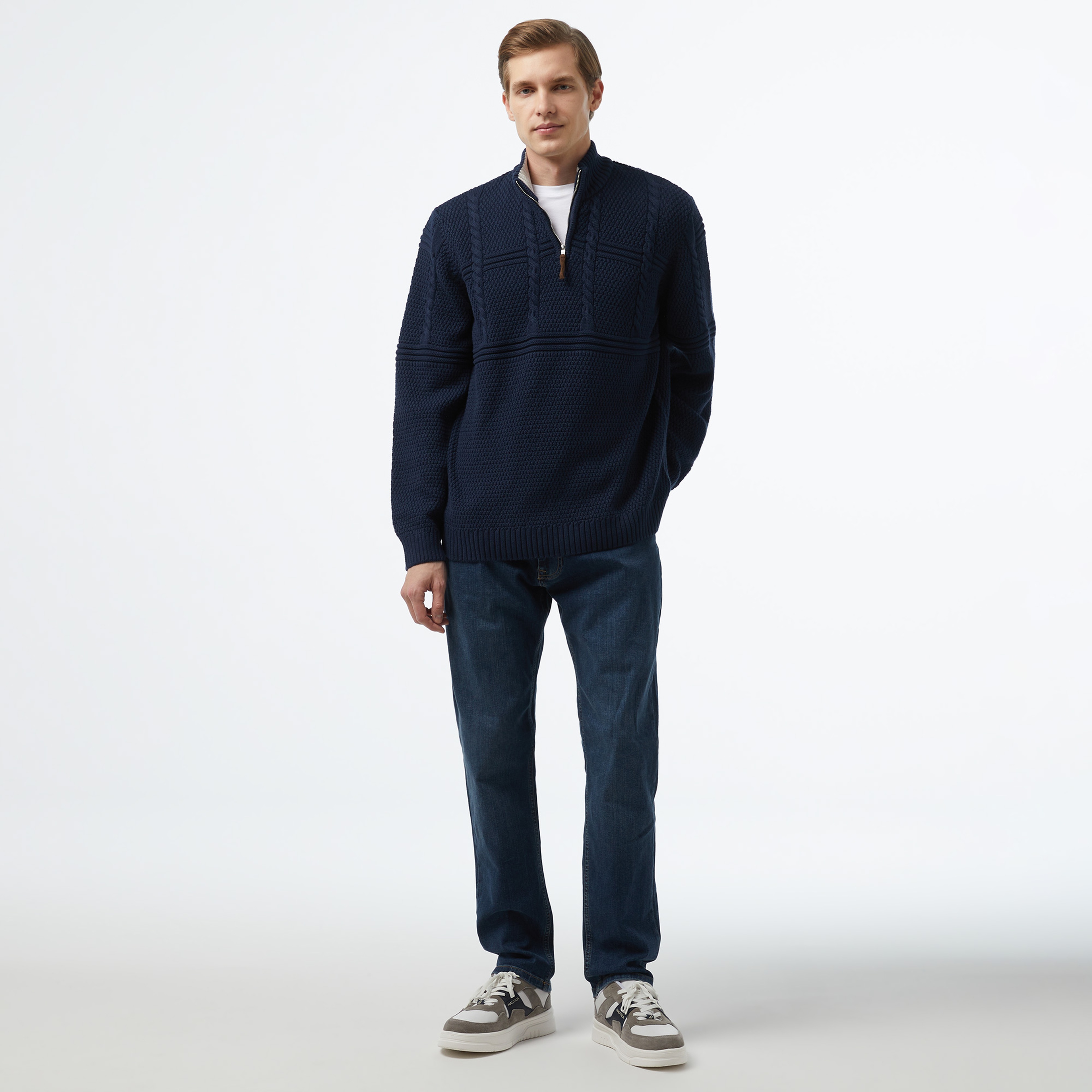 Nautica Erkek Lacivert Regular Fit Kazak