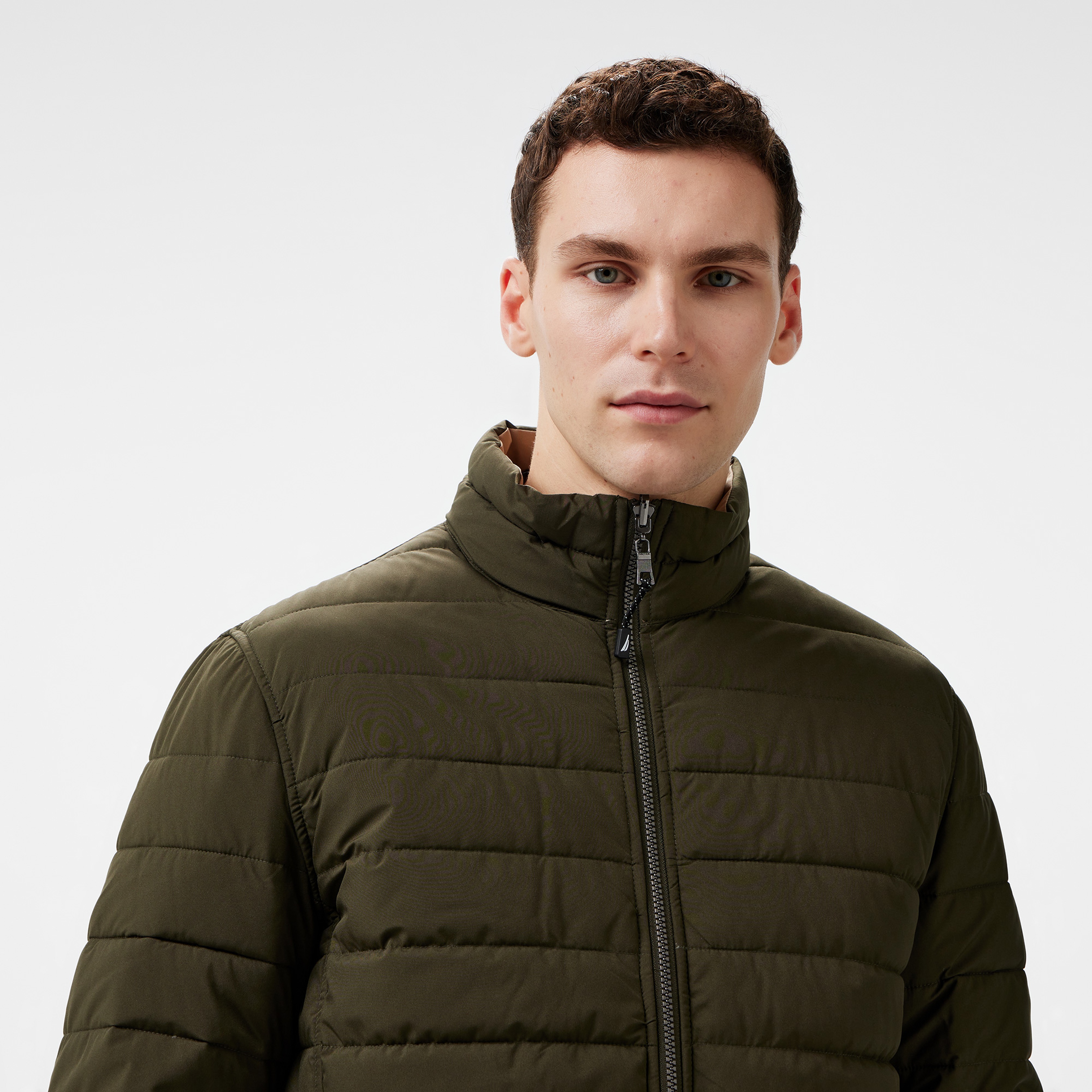 Nautica Erkek Yeşil Çift Taraflı Mont