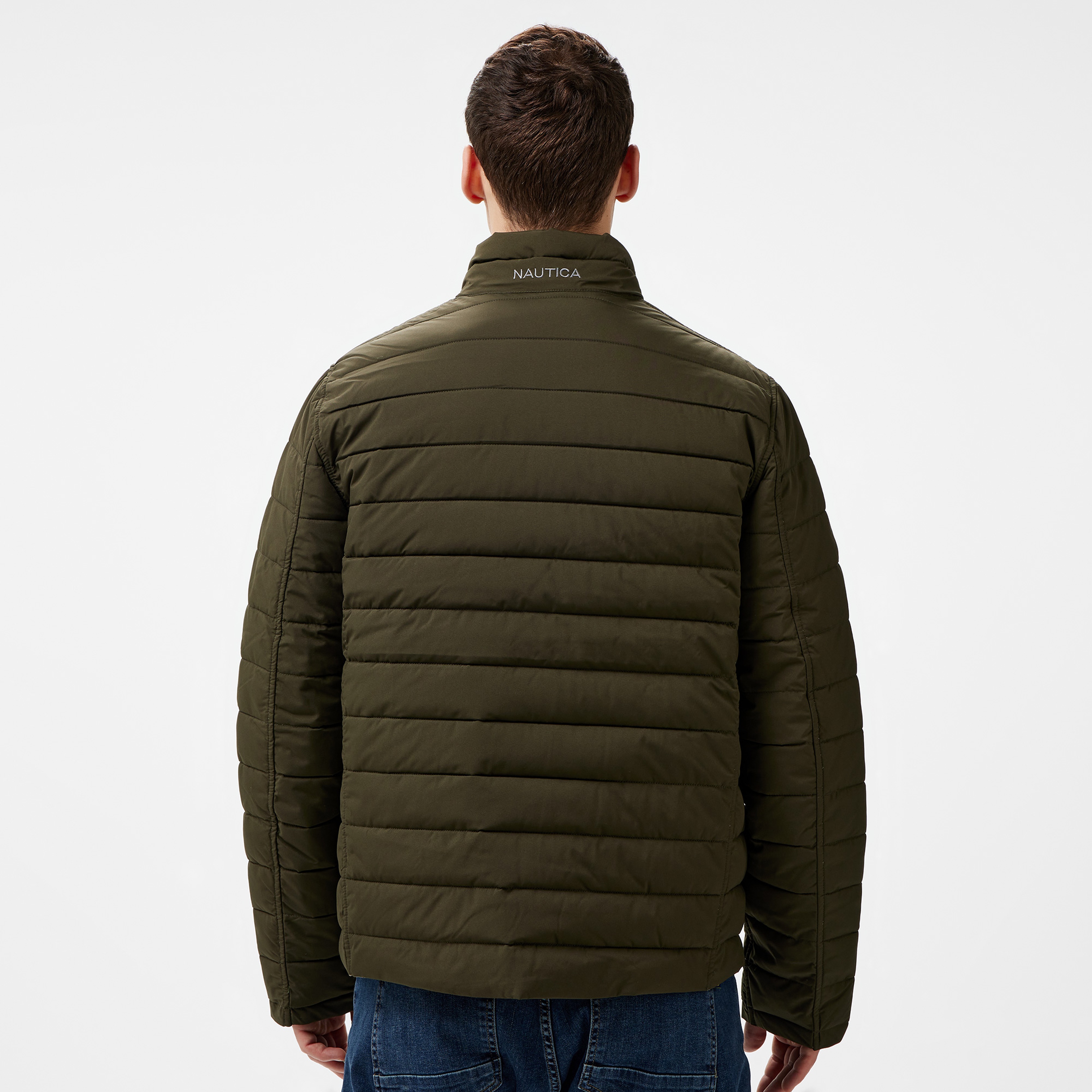 Nautica Erkek Yeşil Çift Taraflı Mont