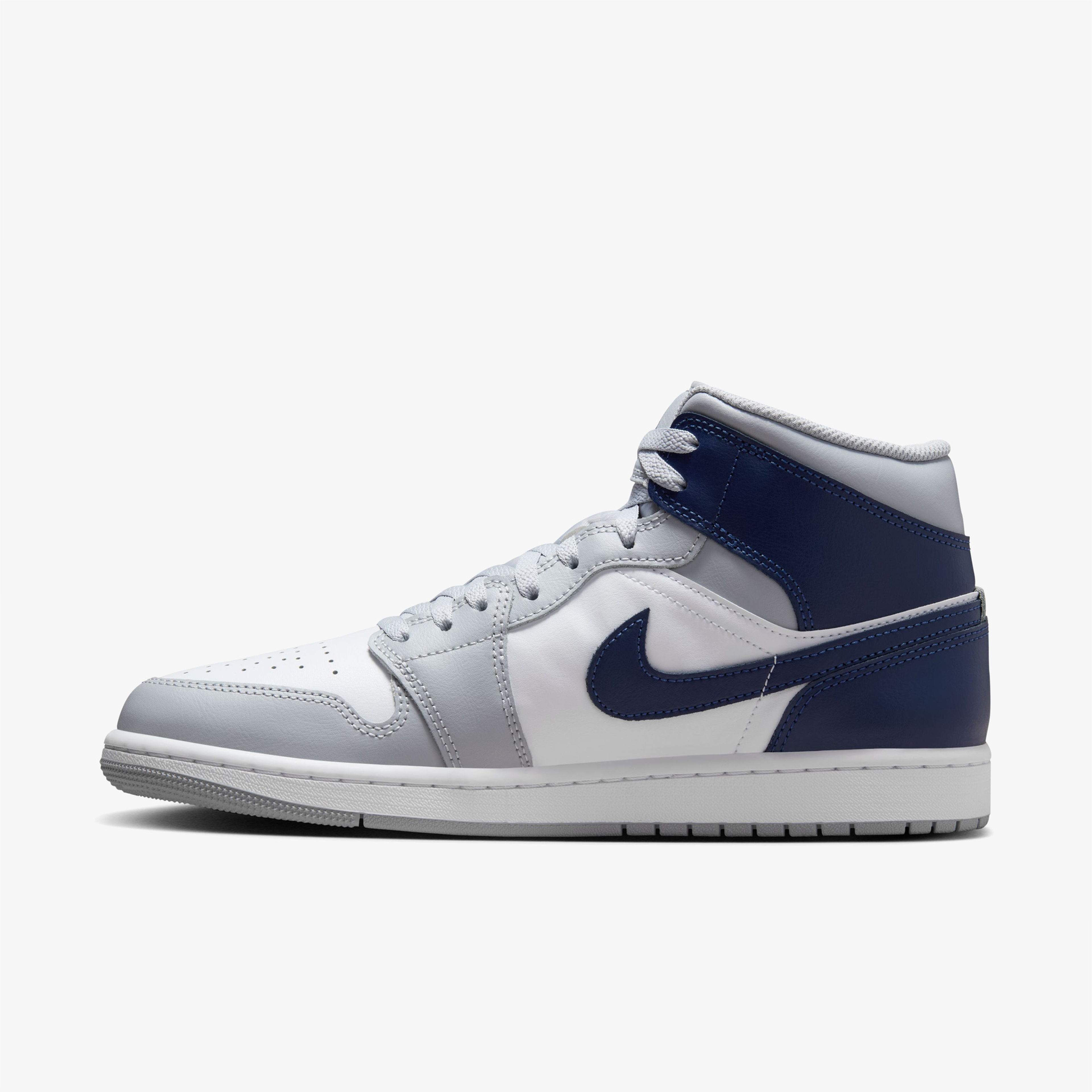 Jordan Air Jordan 1 Mid Erkek Beyaz Sneaker