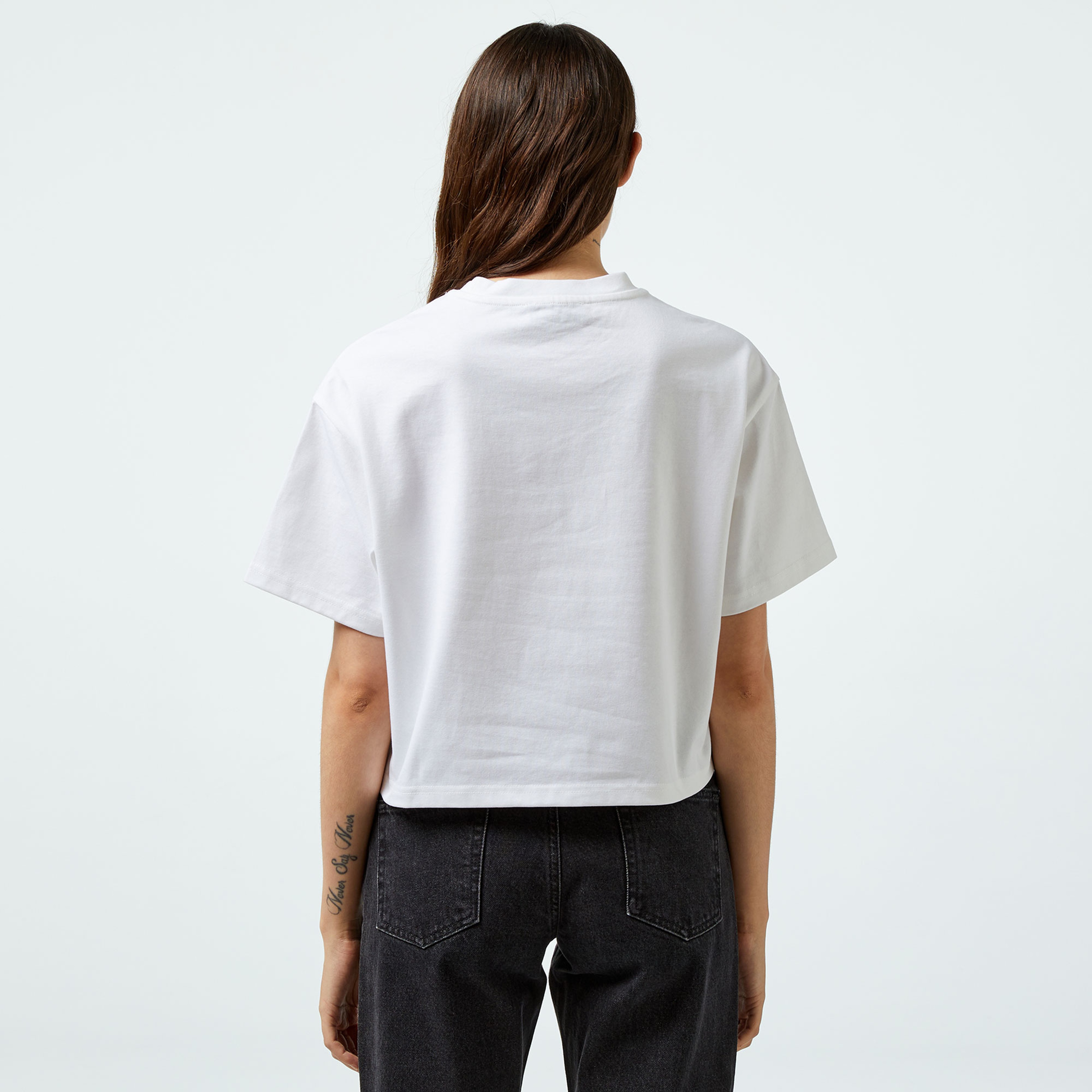 Les Benjamins 409 Kadın Beyaz T-Shirt