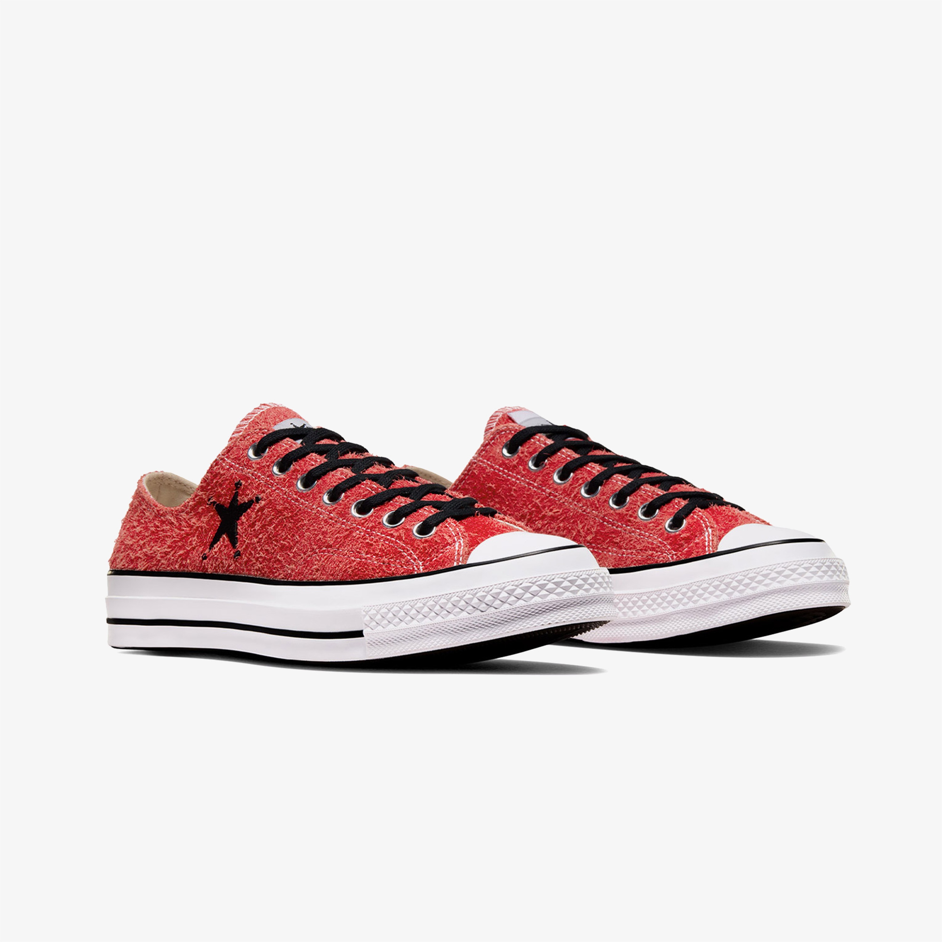 Converse X Stüssy Chuck 70 Unisex Kırmızı Süet Sneaker