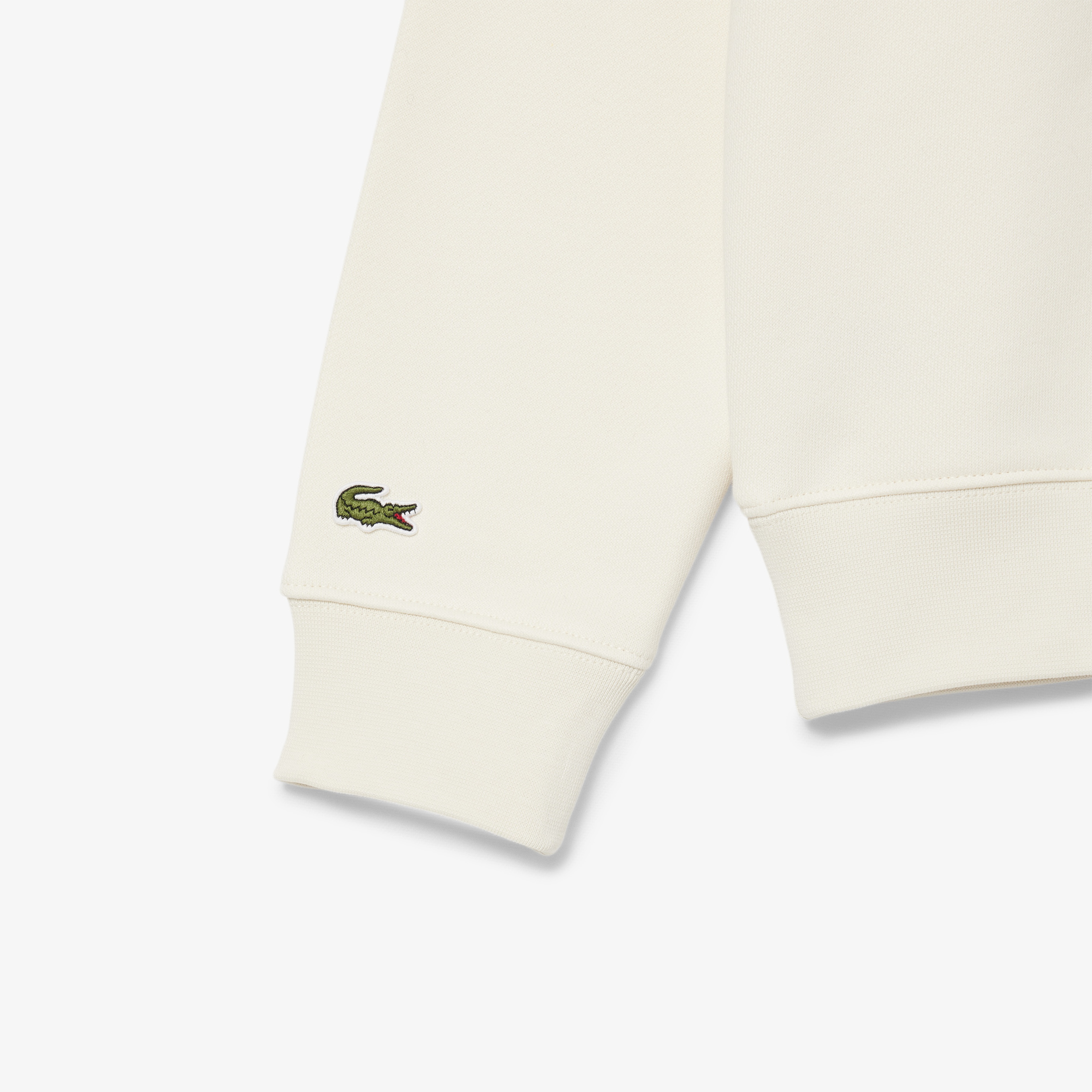 FW24 RUNWAY Unisex Loose Fit Baskılı Beyaz Sweatshirt