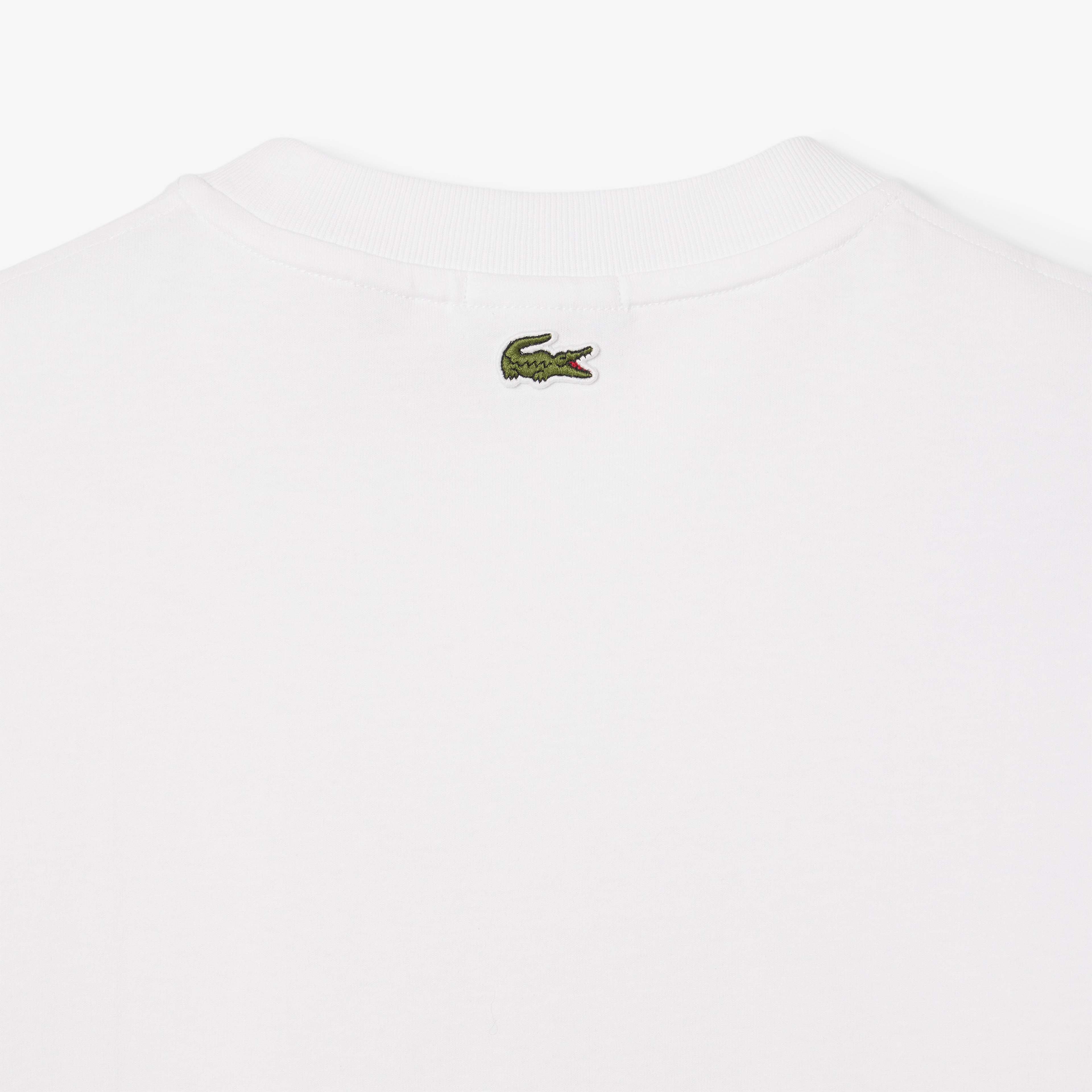 FW24 RUNWAY Unisex Loose Fit Baskılı Beyaz T-Shirt