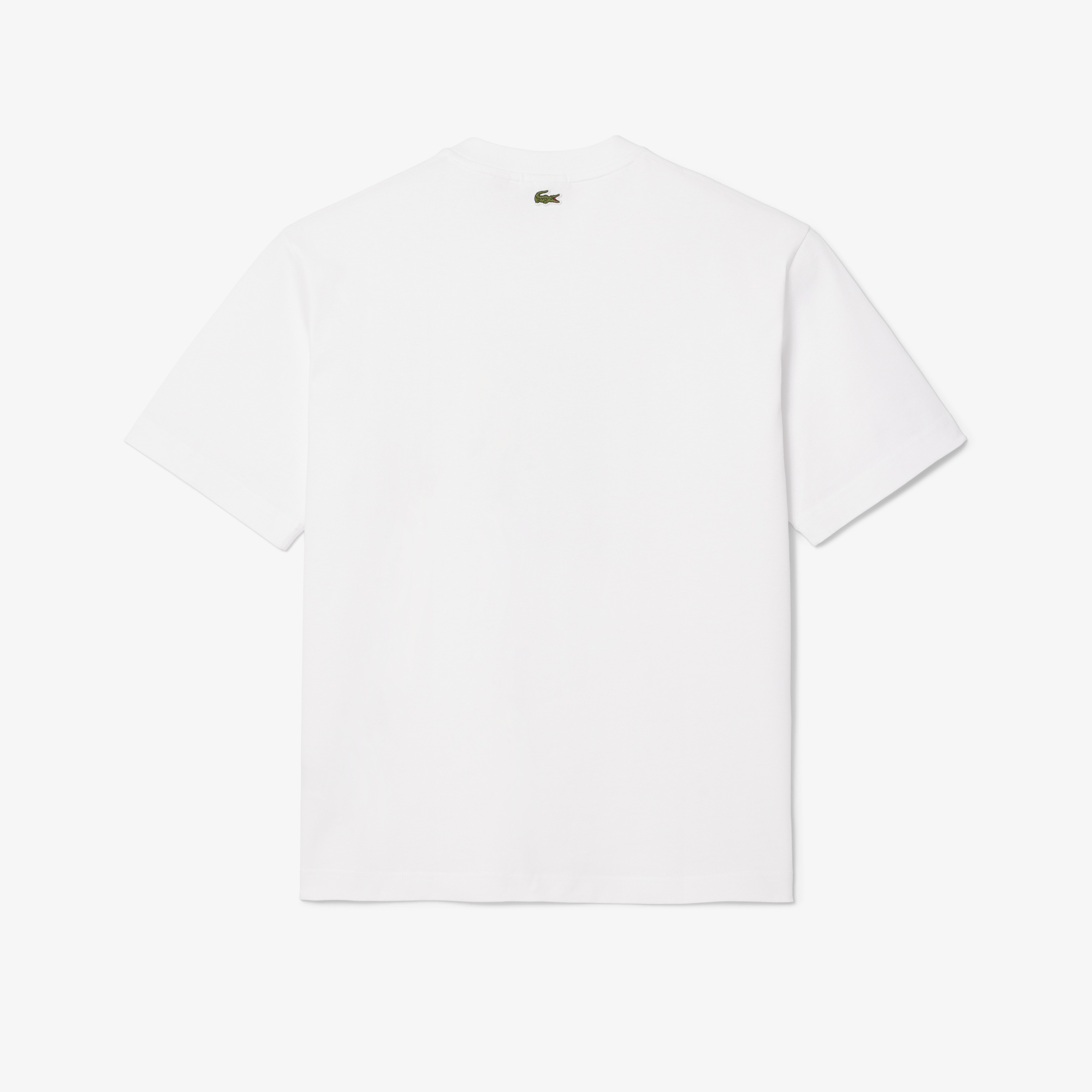 FW24 RUNWAY Unisex Loose Fit Baskılı Beyaz T-Shirt