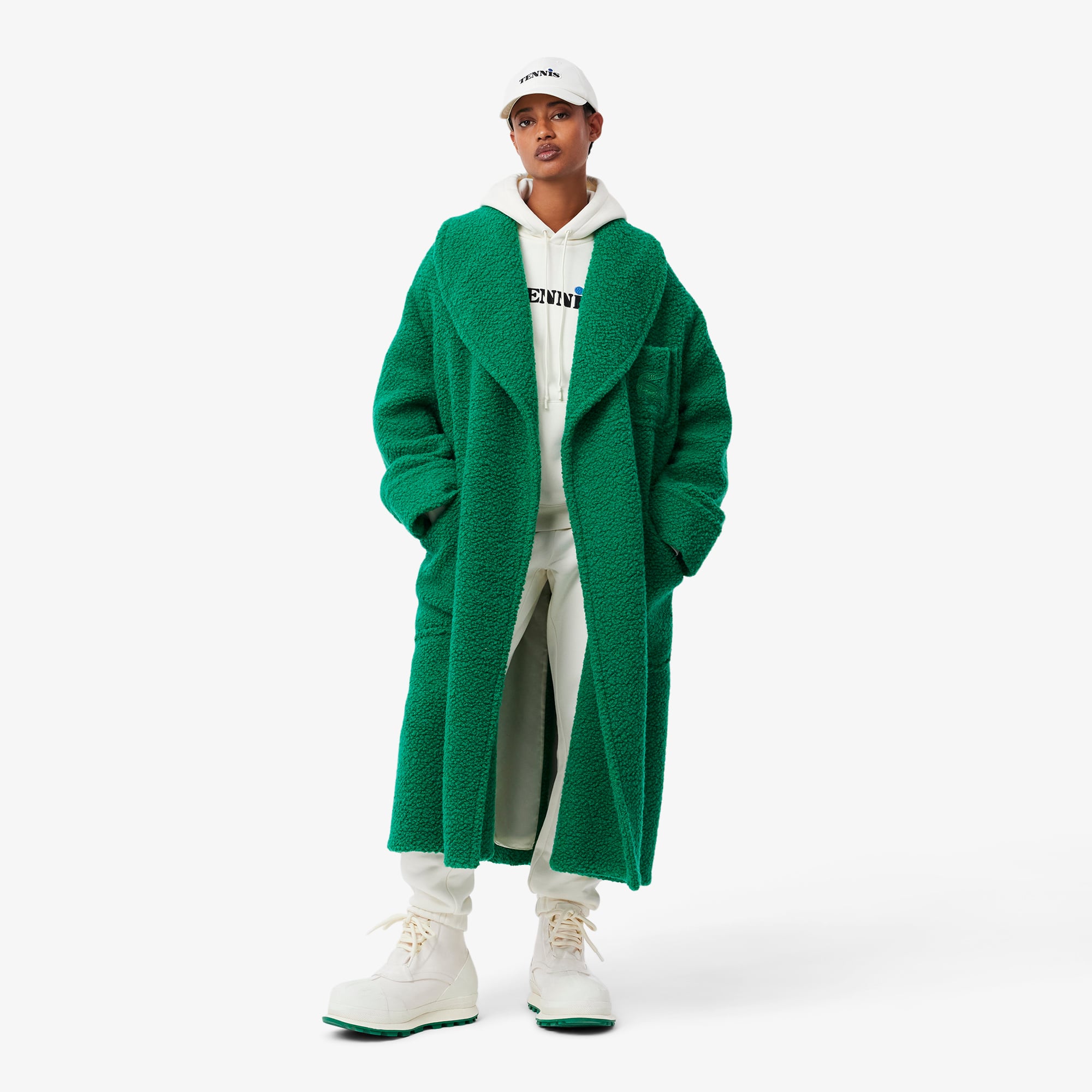 FW24 RUNWAY Unisex Beyaz Şapka