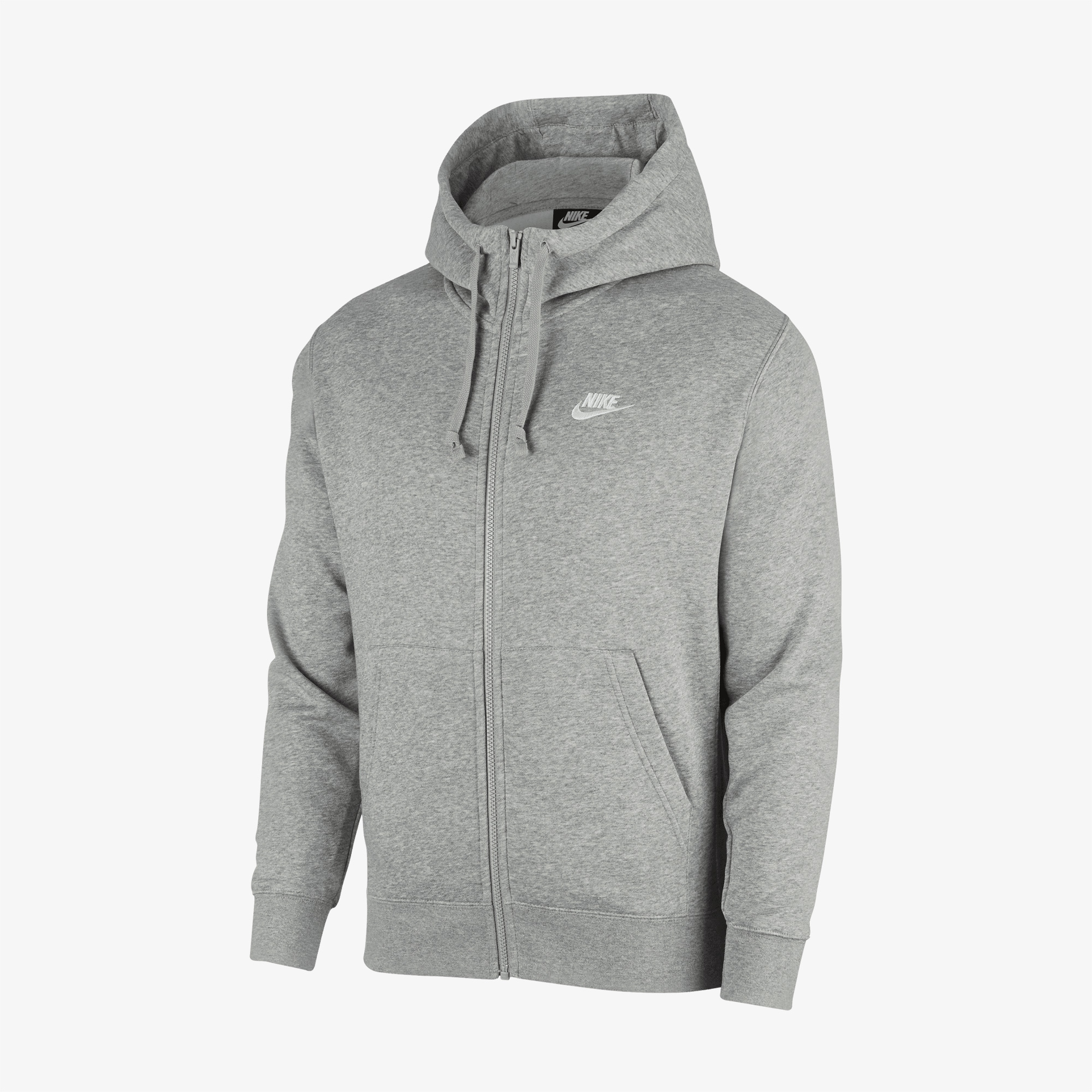 Nike Club Brushed Back Unisex Gri Eşofman Üstü