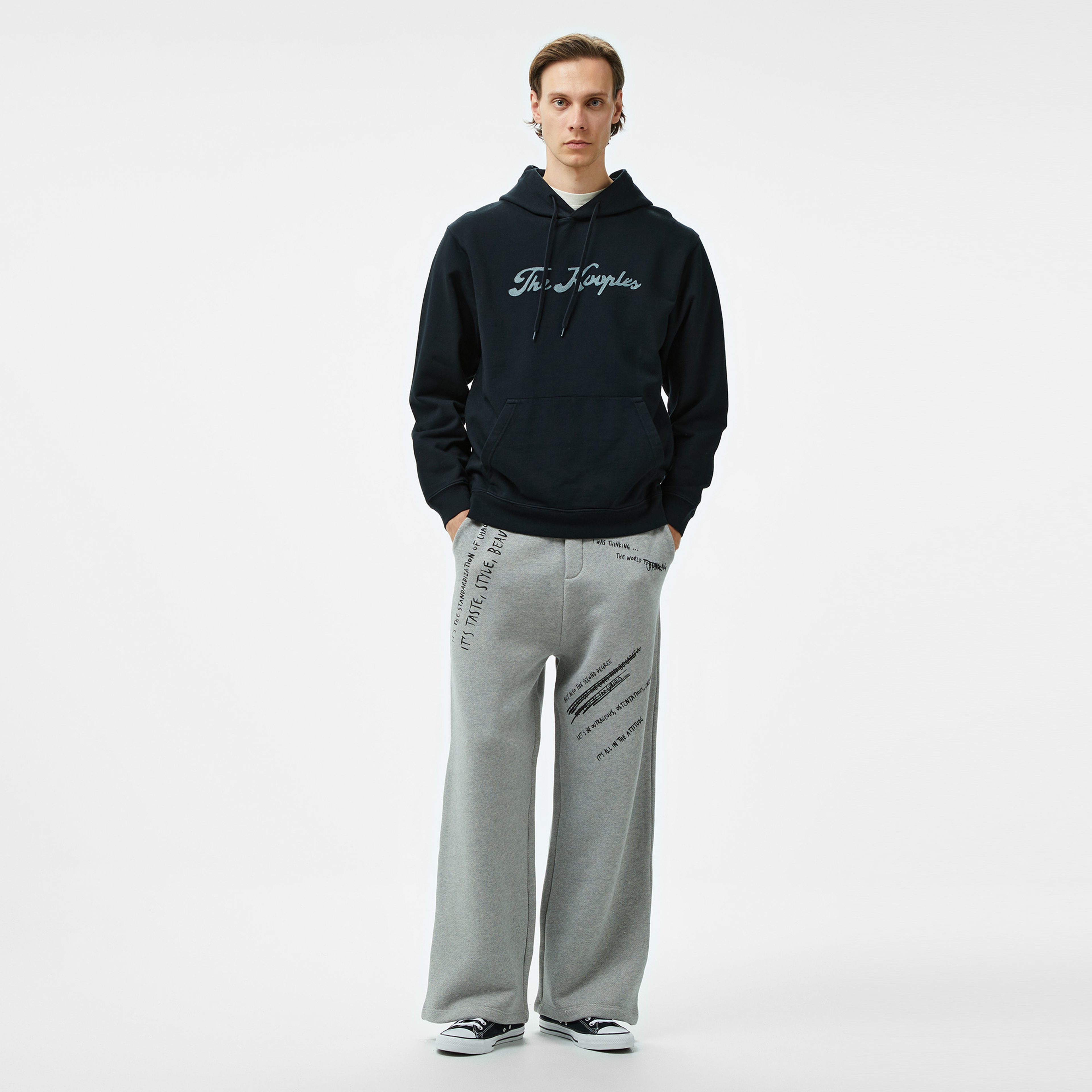 ERKEK SİYAH SWEATSHIRT