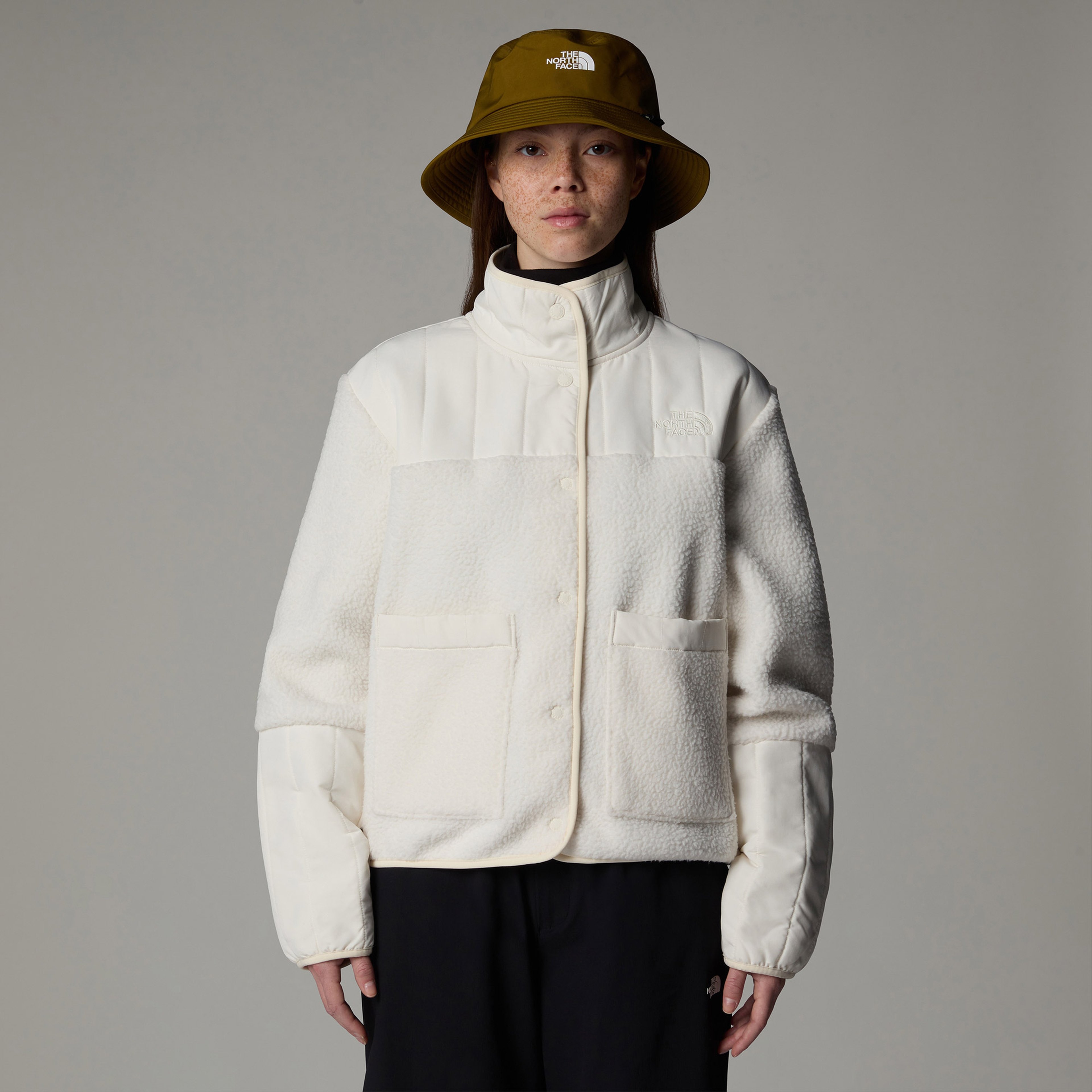 TNF Cragmont Fleece Kadın Beyaz Mont