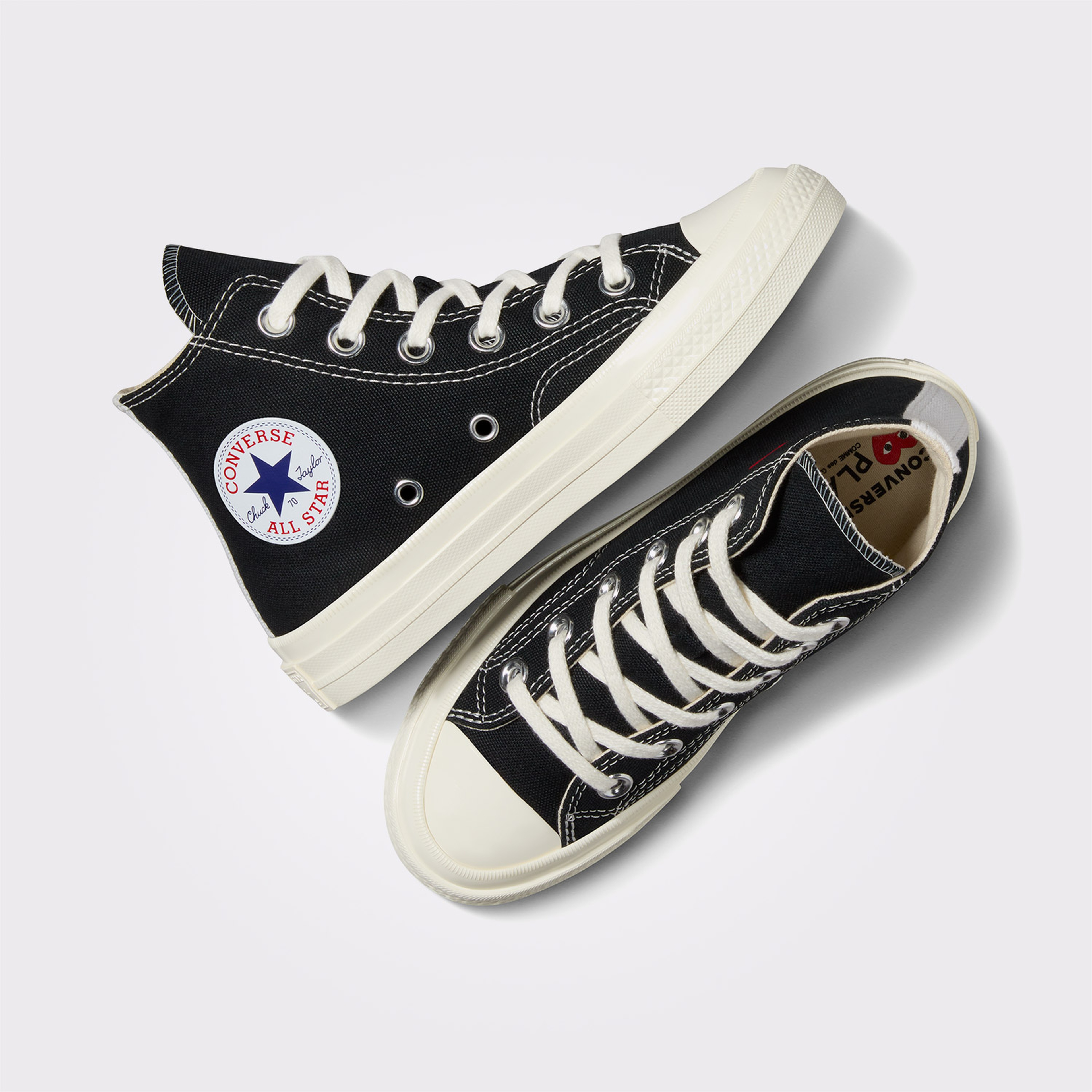 Converse Chuck 70 Comme des Garçons Çocuk Siyah Bilekli Sneaker