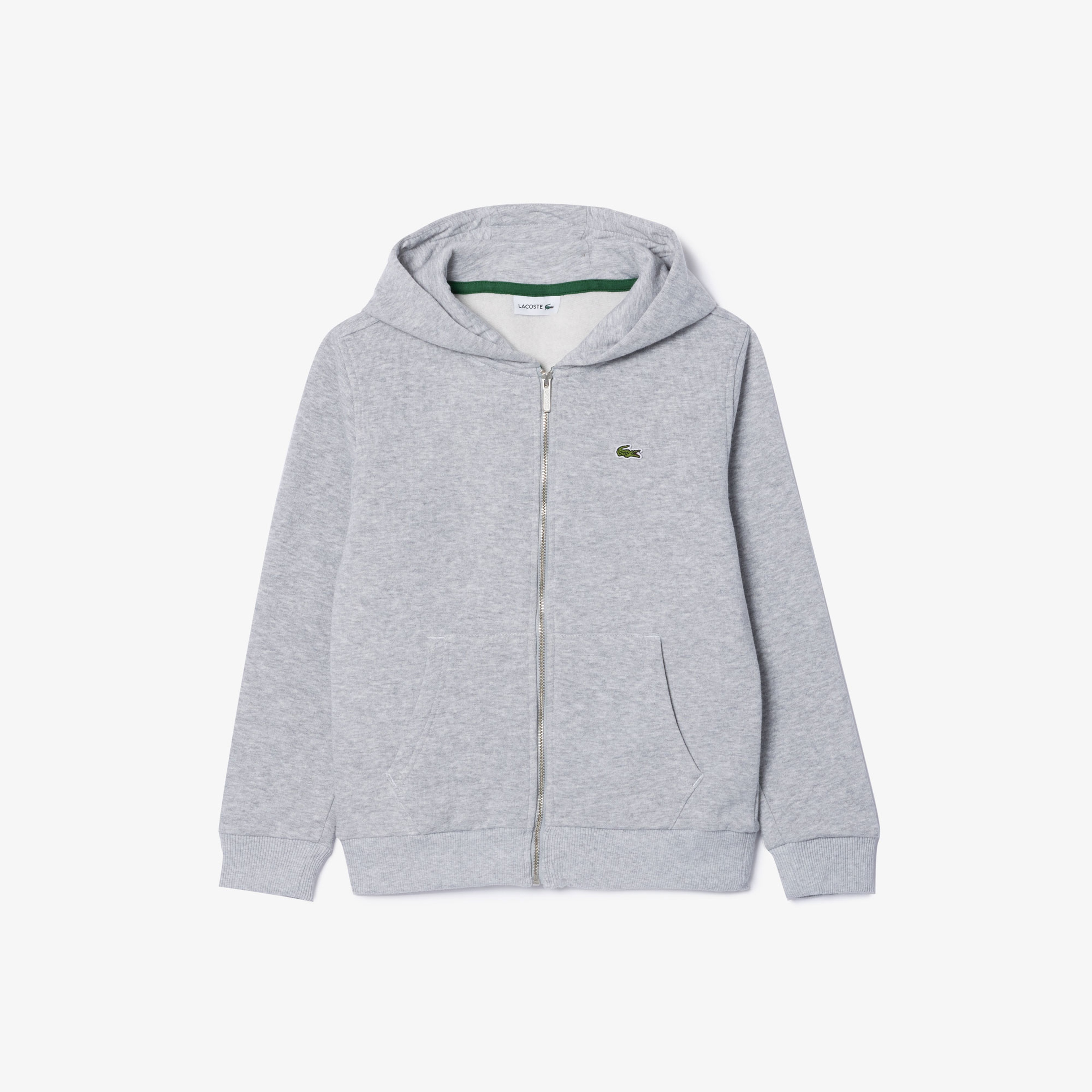 Lacoste Çocuk Kapüşonlu Gri Sweatshirt
