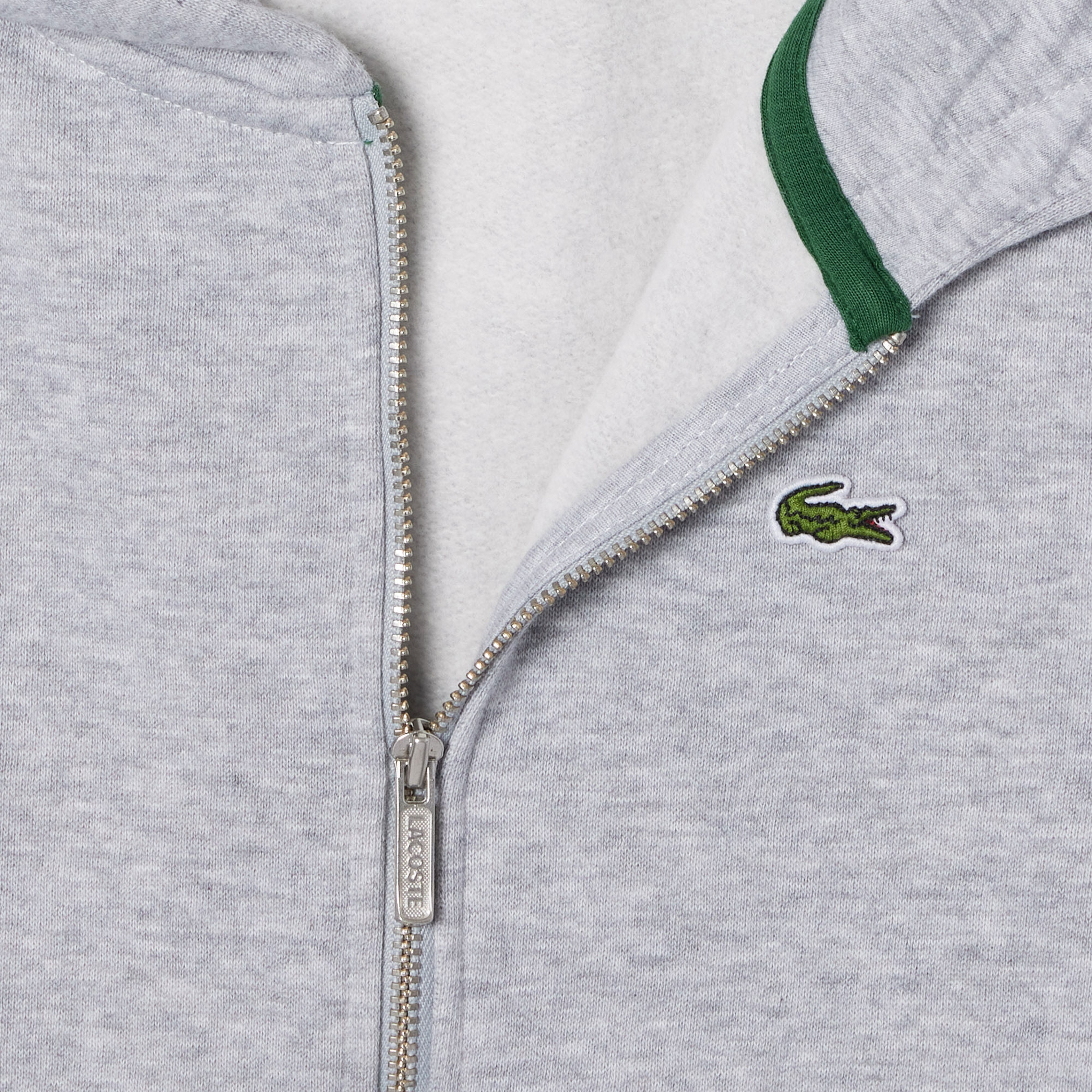 Lacoste Çocuk Kapüşonlu Gri Sweatshirt