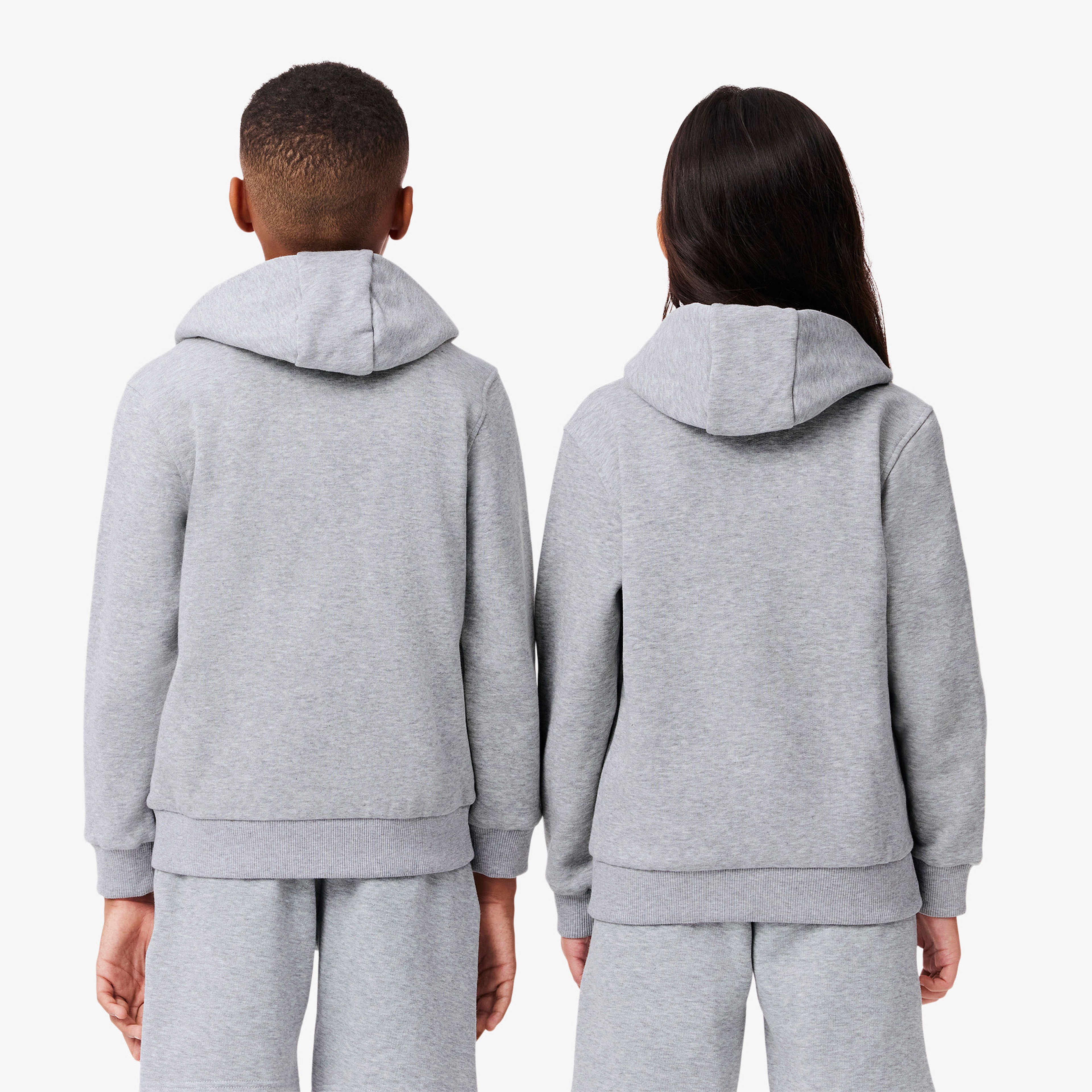 Lacoste Çocuk Kapüşonlu Gri Sweatshirt