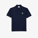 L.12.12 Unisex Classic Fit Lacivert Polo