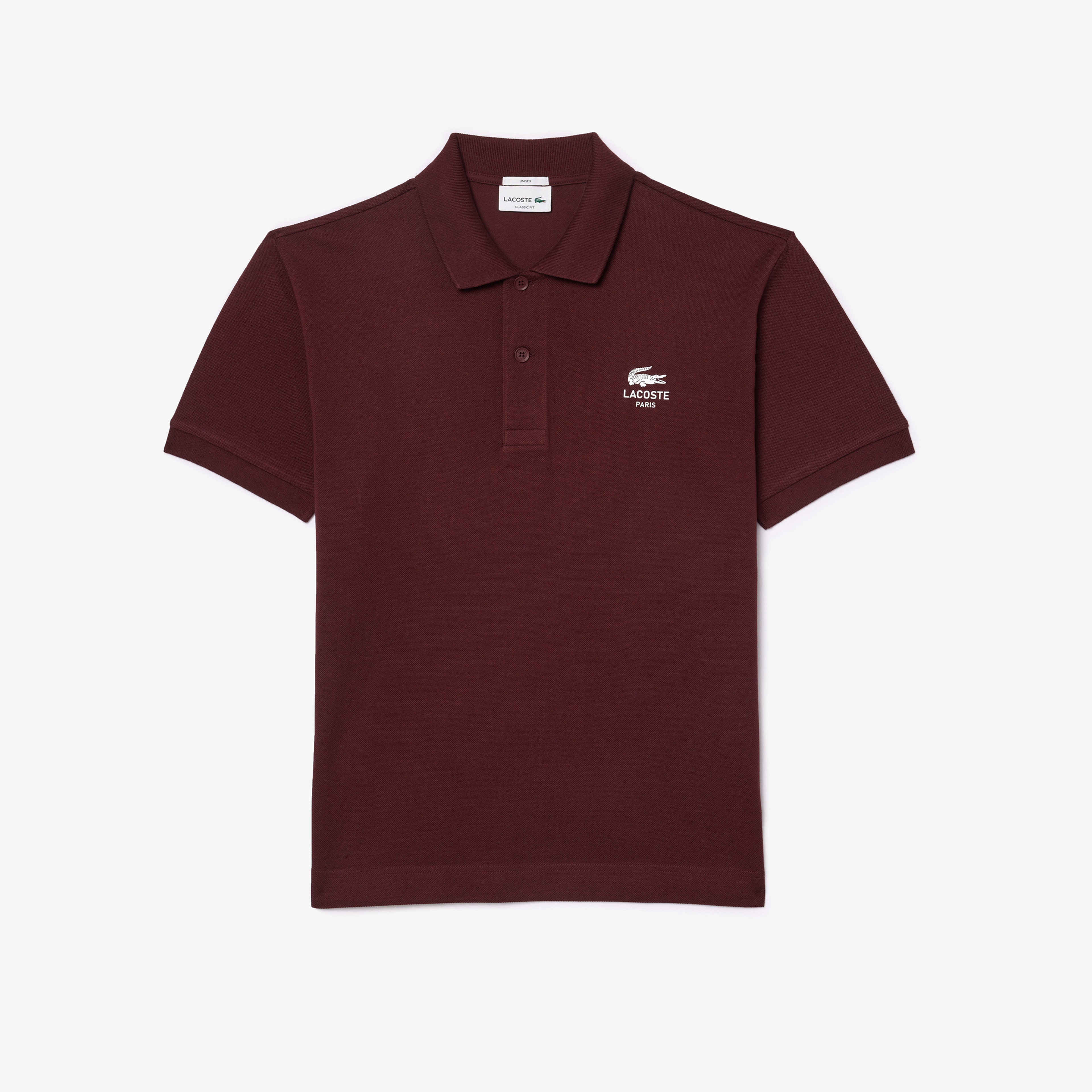 L.12.12 Unisex Classic Fit Bordo Polo